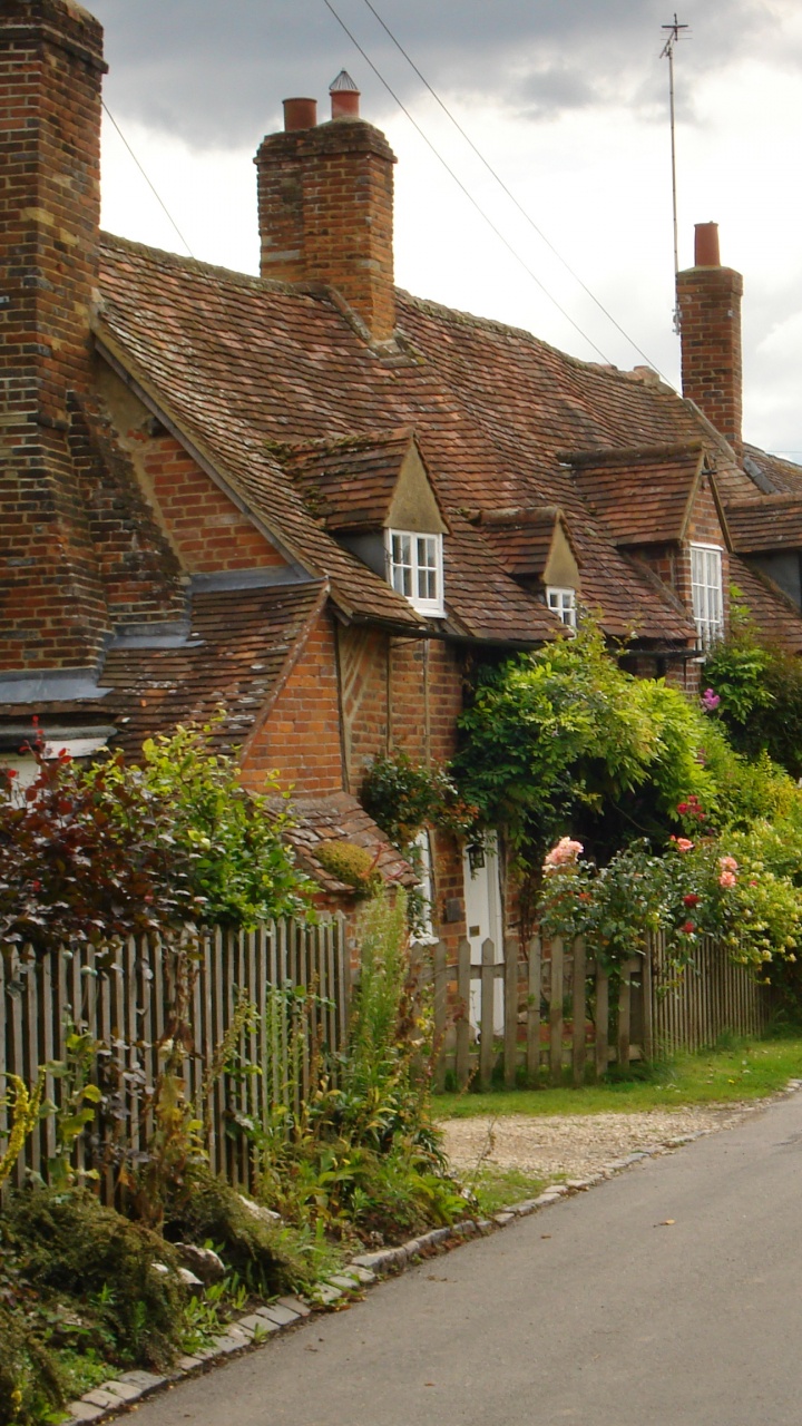 Обои Хаус, свойство, коттедж, жилой район, родина в разрешении 720x1280