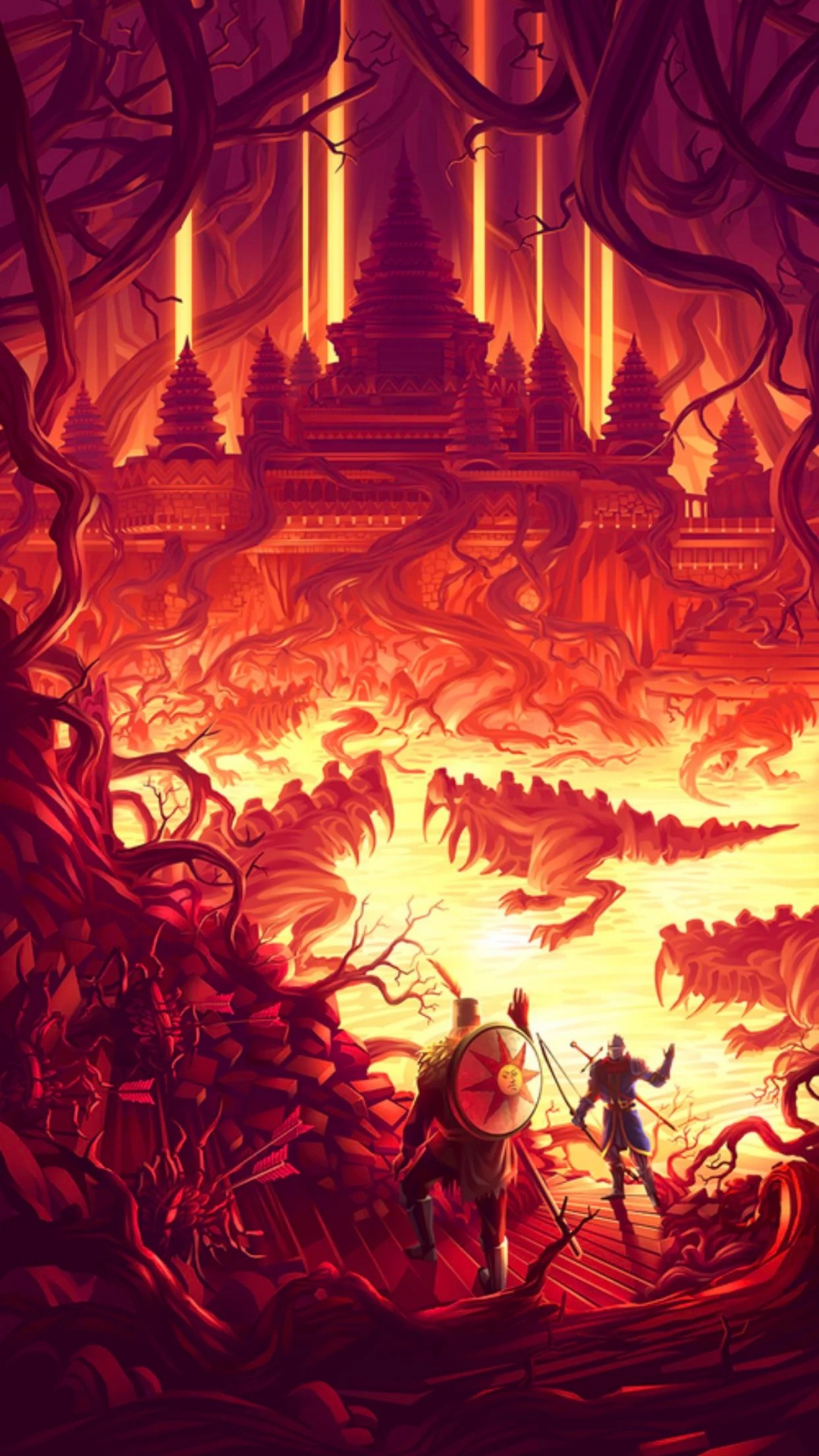 Обои потерянное искусство изалита, темная душа, потерянный изалит, ведьма изалита, Солнечная Астора в разрешении 1080x1920