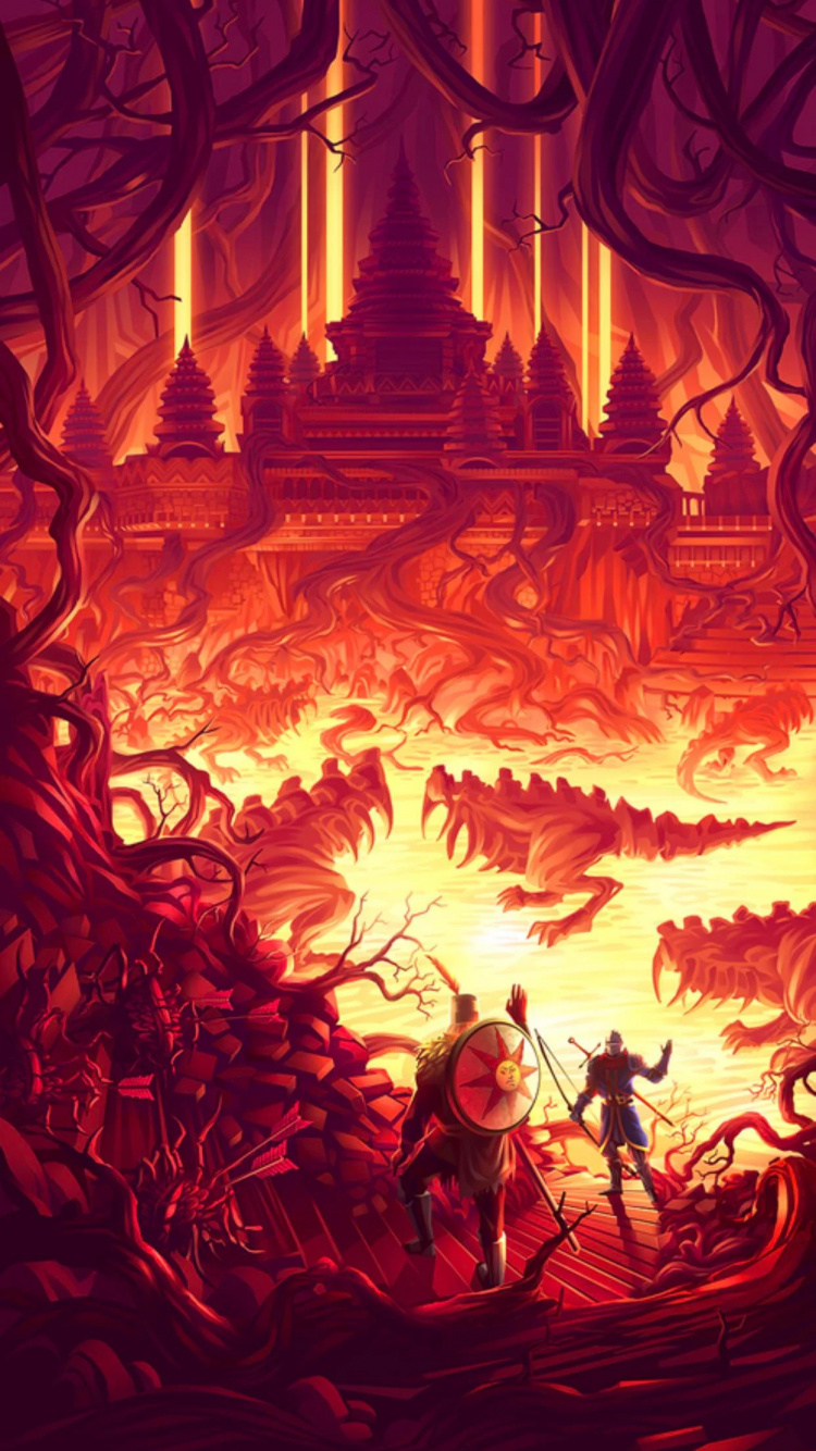 Обои потерянное искусство изалита, темная душа, потерянный изалит, ведьма изалита, Солнечная Астора в разрешении 750x1334