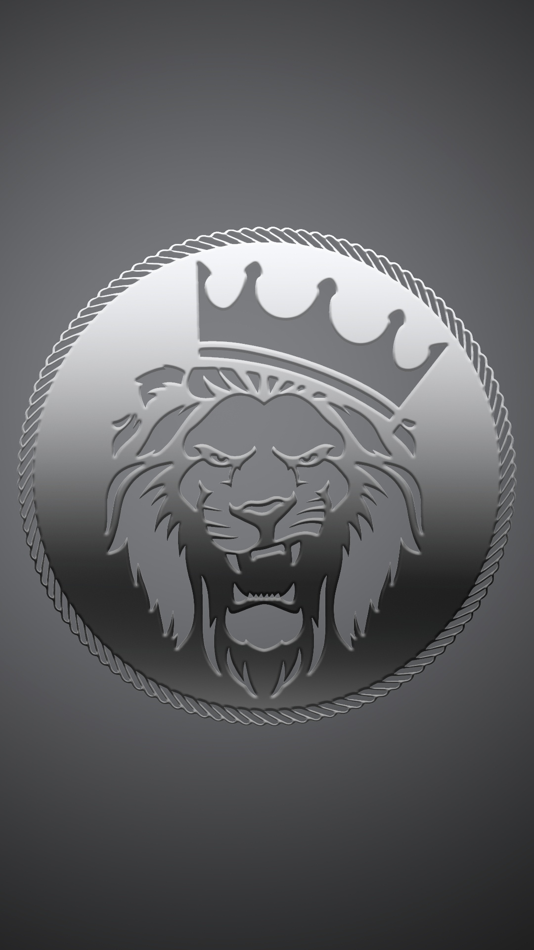 Обои монохромный, черный и белый, лого, графика, серый цвет в разрешении 1080x1920