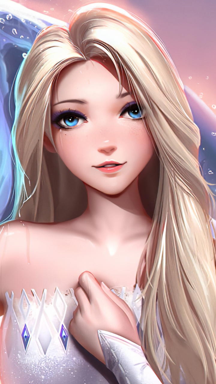 Обои Барби, длинные волосы, Уолт Дисней Анимационных Студий, леди, фея в разрешении 720x1280