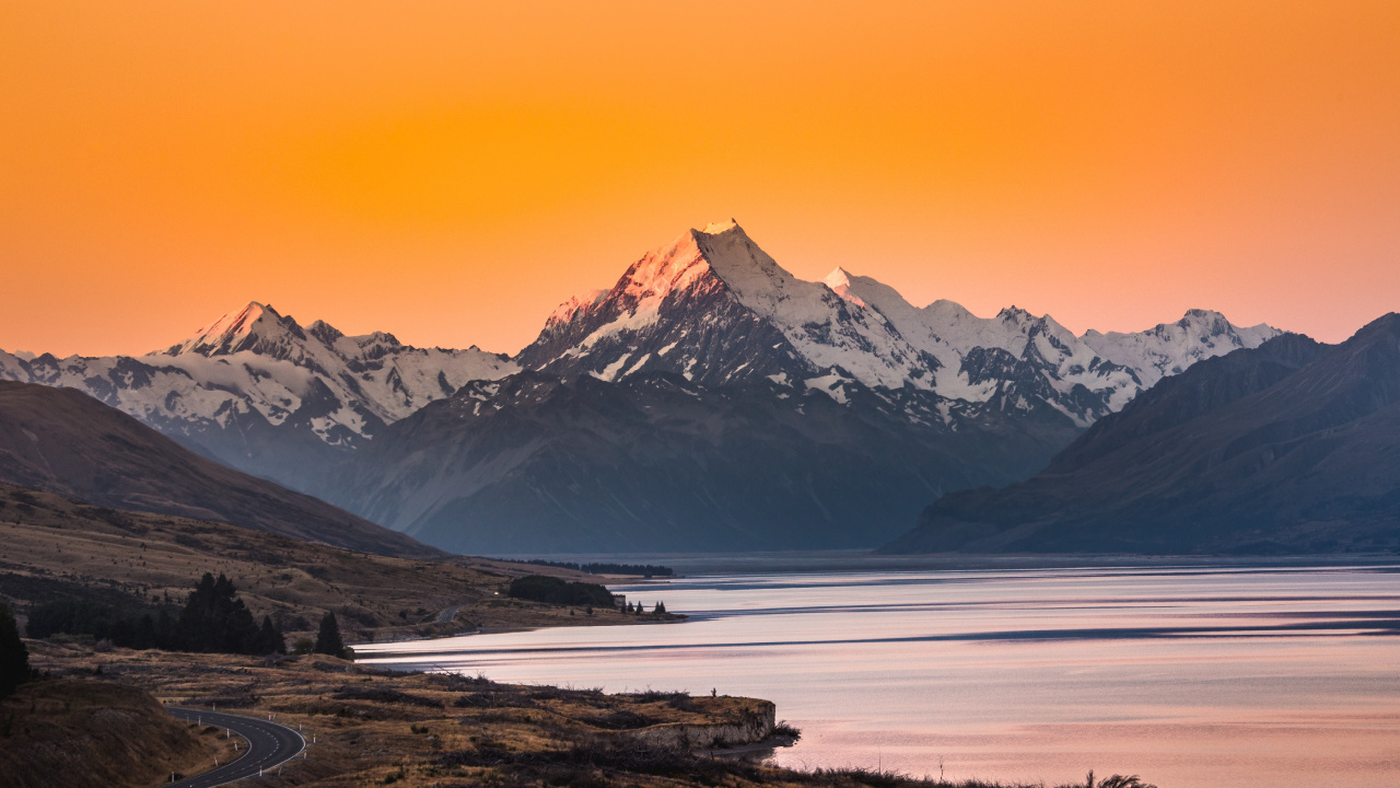 Обои природа, Новая Зеландия, НьюЙорк, Германия, гора в разрешении 1280x720