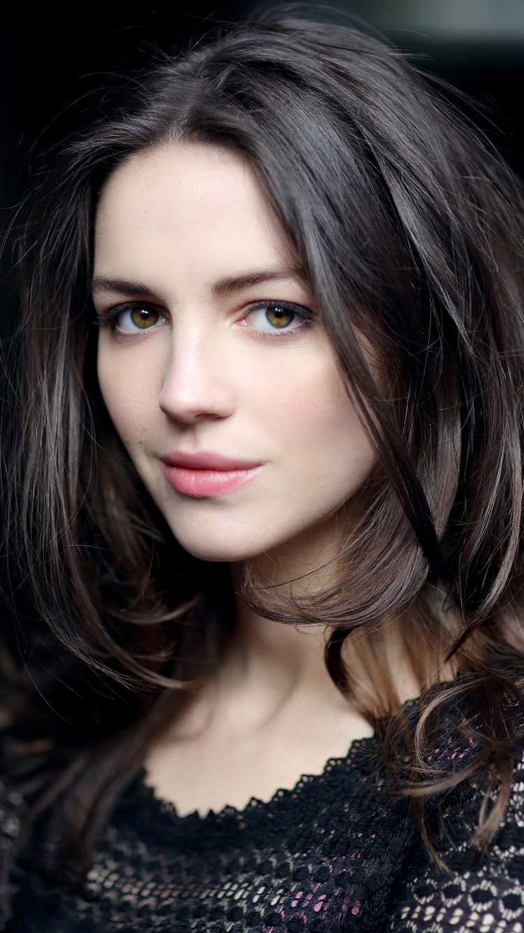 Обои Элла Хант, актер, волосы, лицо, красота в разрешении 750x1334