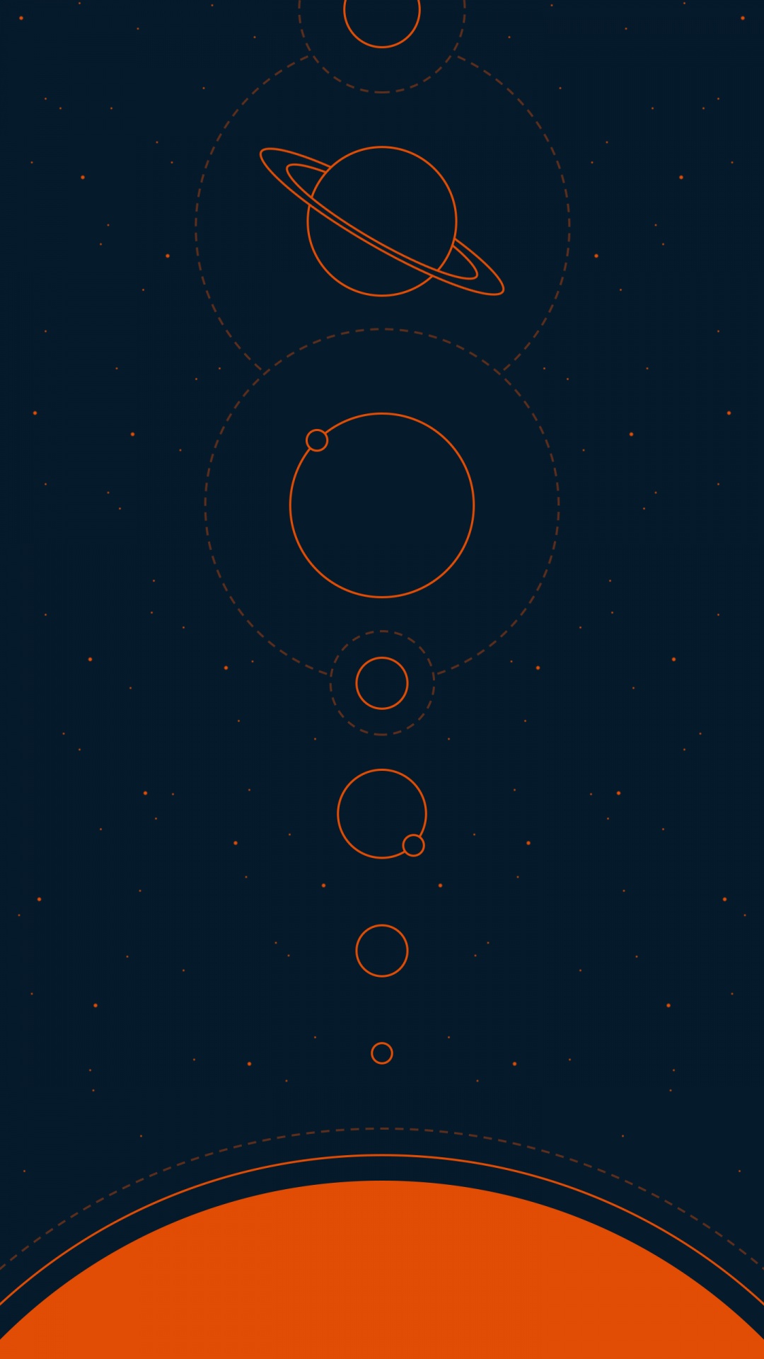 Обои атмосфера, мир, круг, астрономический объект, узор в разрешении 1080x1920