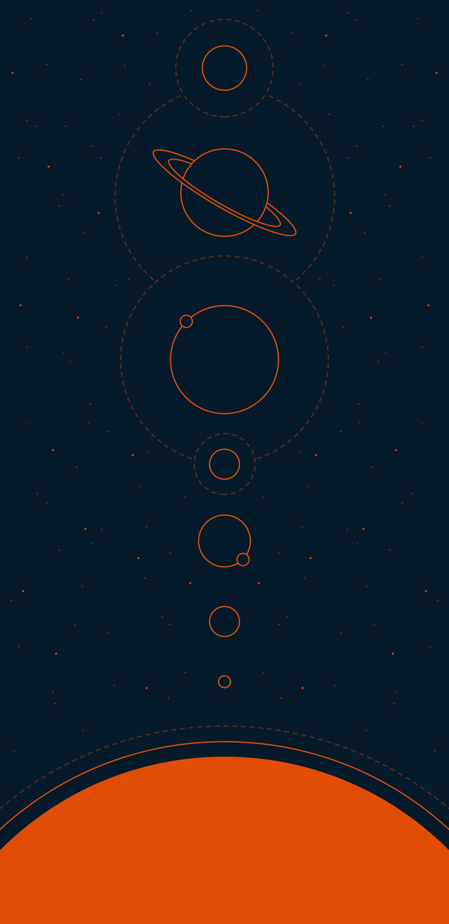 Обои атмосфера, мир, круг, астрономический объект, узор в разрешении 1440x2960