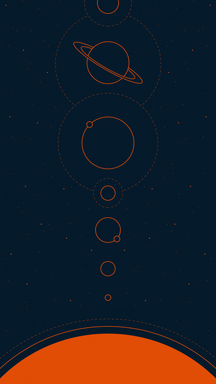 Обои атмосфера, мир, круг, астрономический объект, узор в разрешении 750x1334