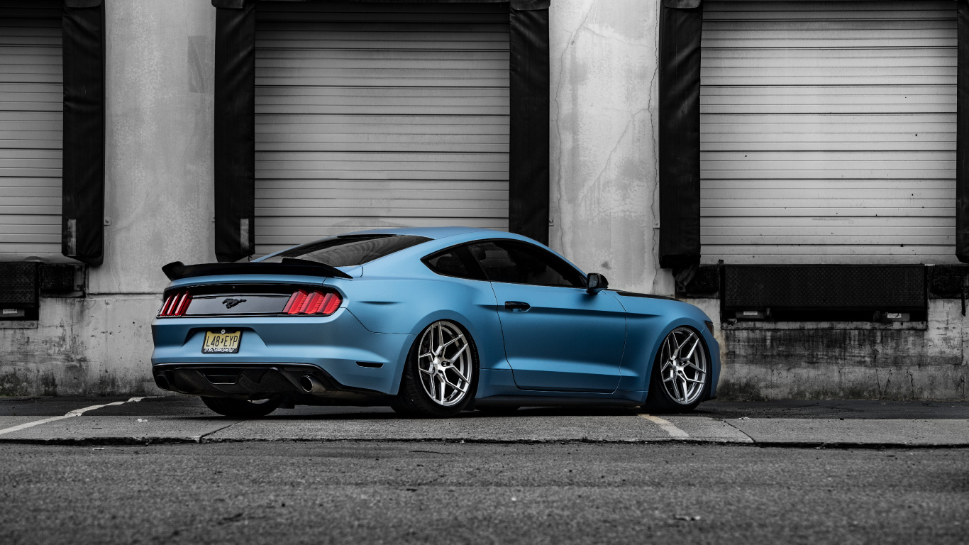 Обои ford, rohana rfx11 мустанг, легковые автомобили, Форд Мустанг, ford gt в разрешении 1366x768