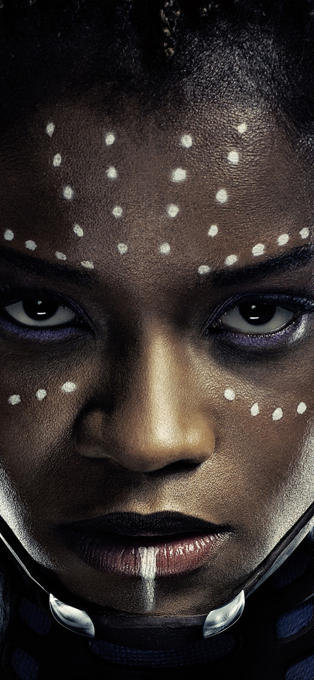 Обои Летиция Райт, Чедвик Босман, Черная пантера, Сюри, супергерой в разрешении 1242x2688