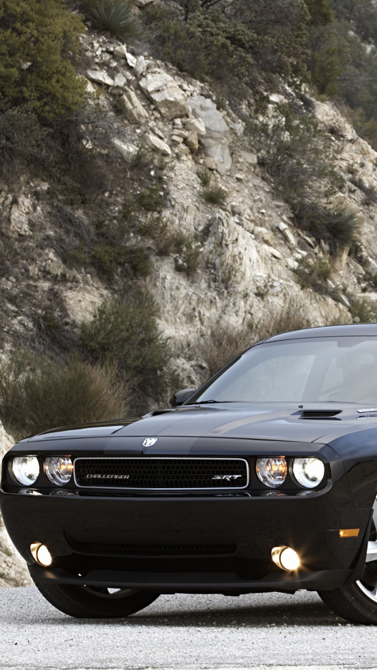 Обои dodge, авто, мускул кар, Додж Челленджер, мощные машины в разрешении 750x1334