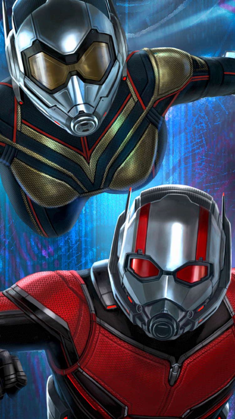 Обои Надежда Пим, Оса, Человек-муравей, marvel, Студия Marvel в разрешении 750x1334