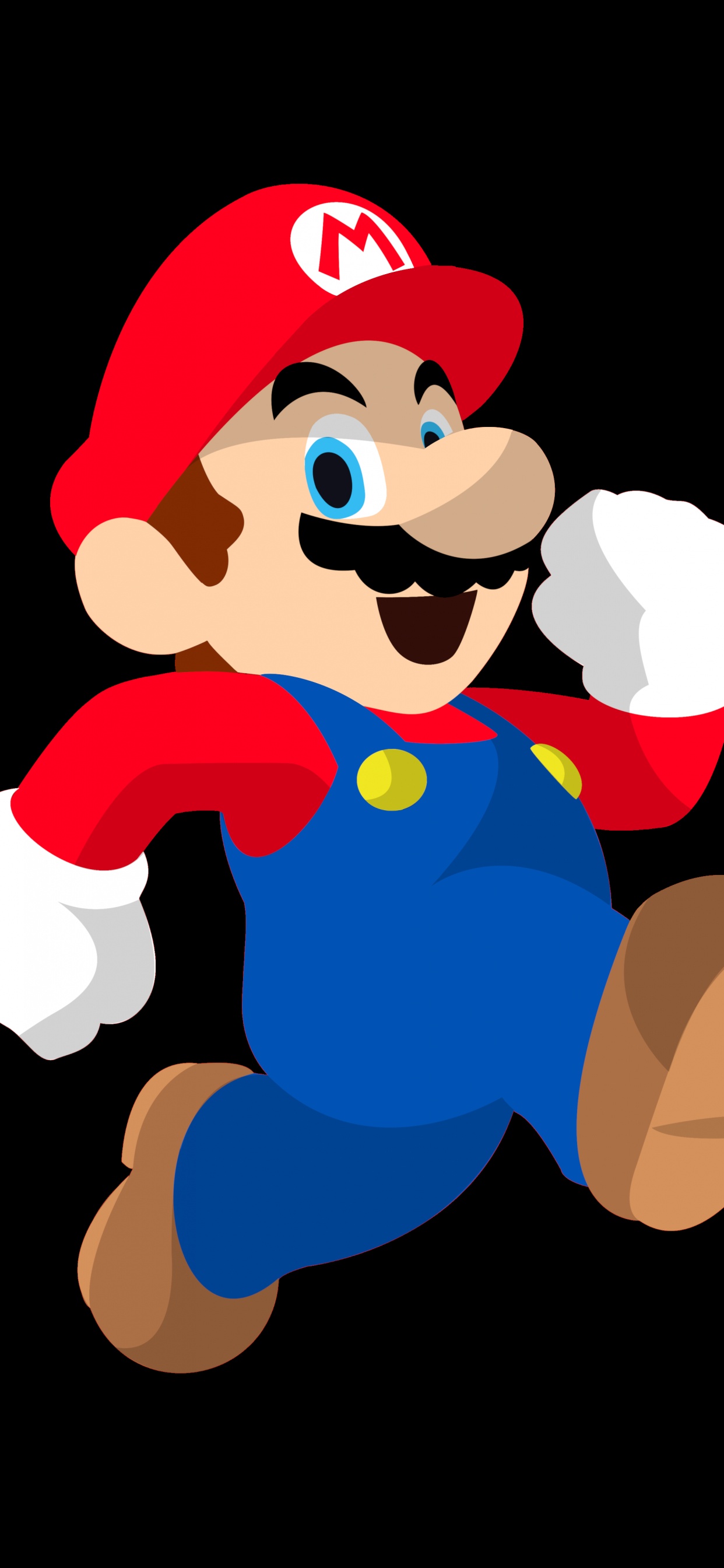 Обои Марио, амолед, OLED, Марио Блэк, супер Марио брос в разрешении 1242x2688