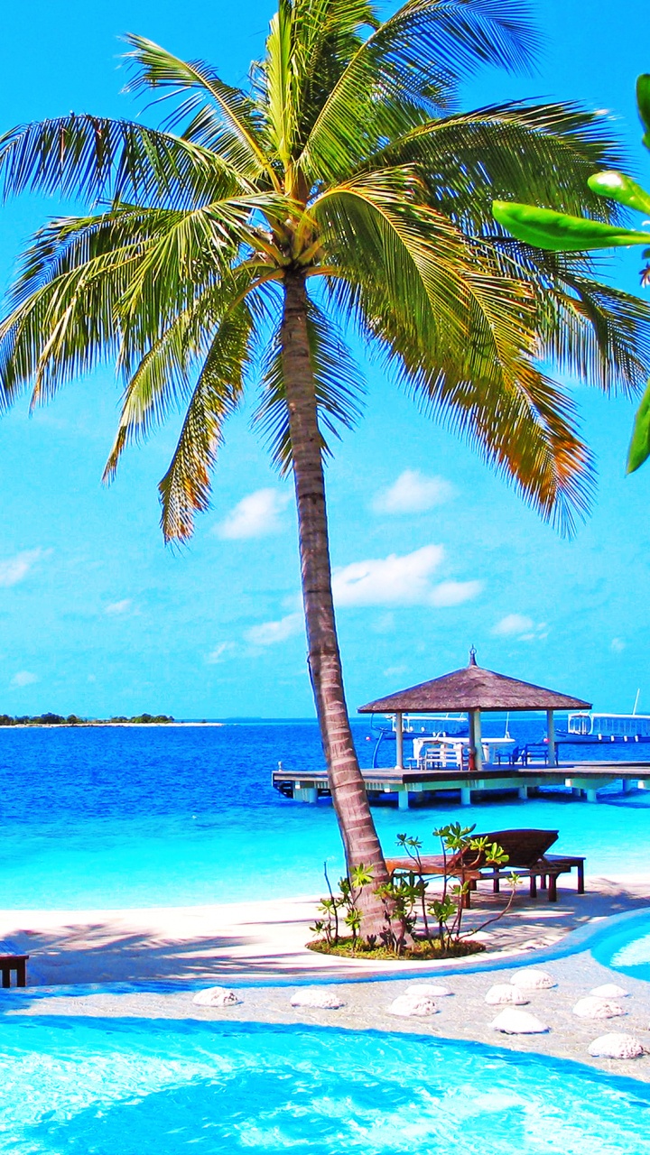 Обои пляж, туризм, досуг, прибежище, путешествие в разрешении 720x1280