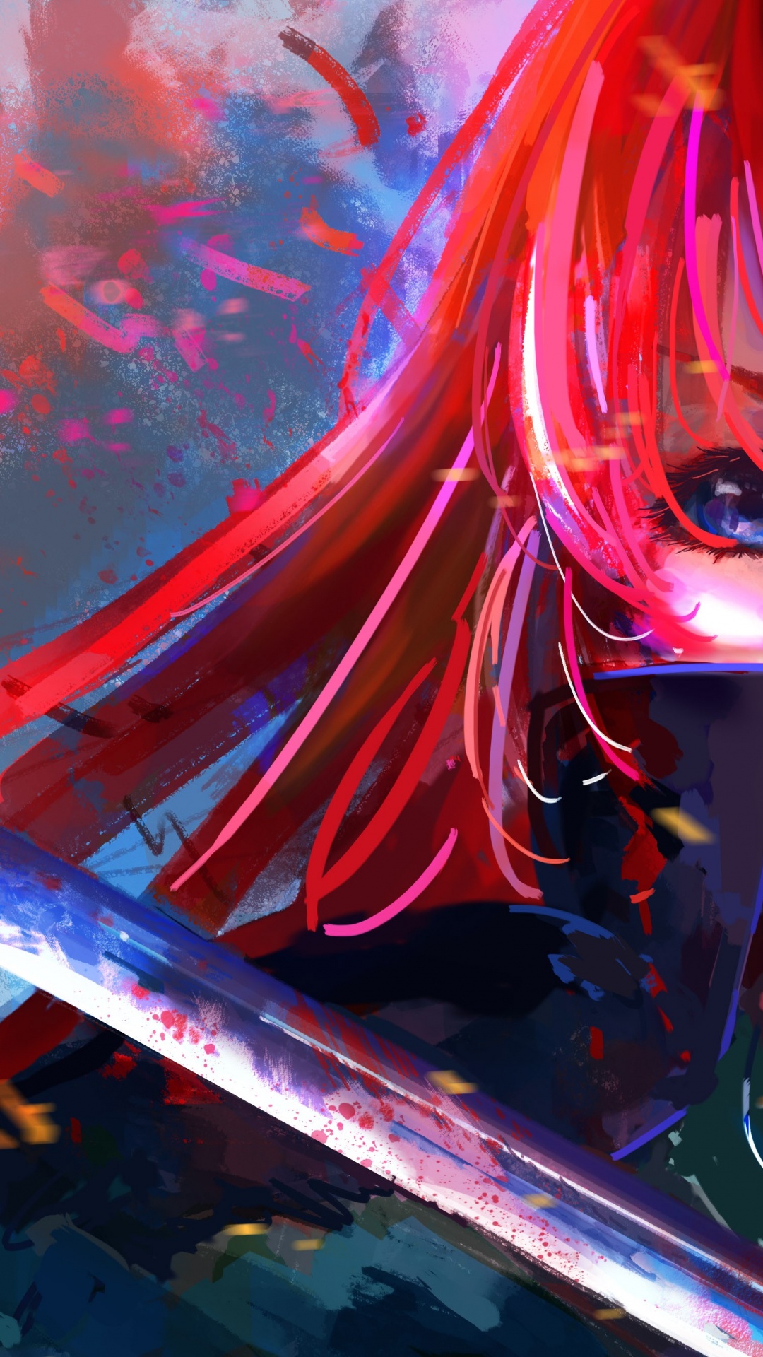 Обои длинные волосы, Кен kaneki, аниме, вымышленный персонаж, Токио вурдалак в разрешении 1080x1920