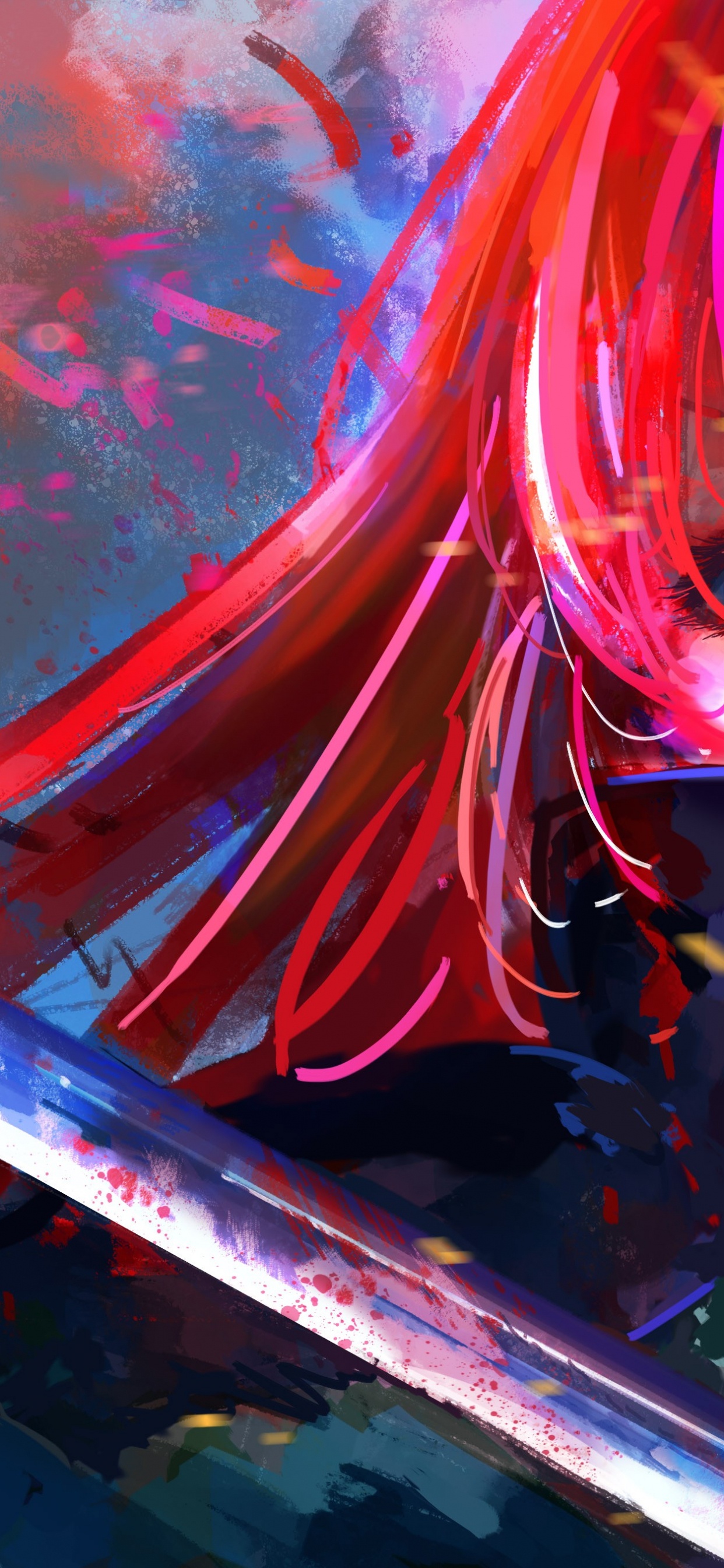 Обои длинные волосы, Кен kaneki, аниме, вымышленный персонаж, Токио вурдалак в разрешении 1242x2688