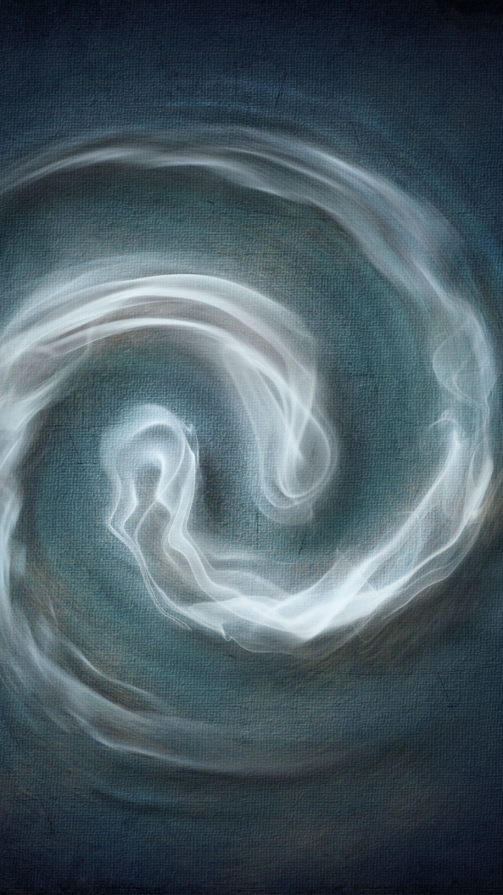 Обои вихрь, космос, воздух, символ, небо в разрешении 720x1280