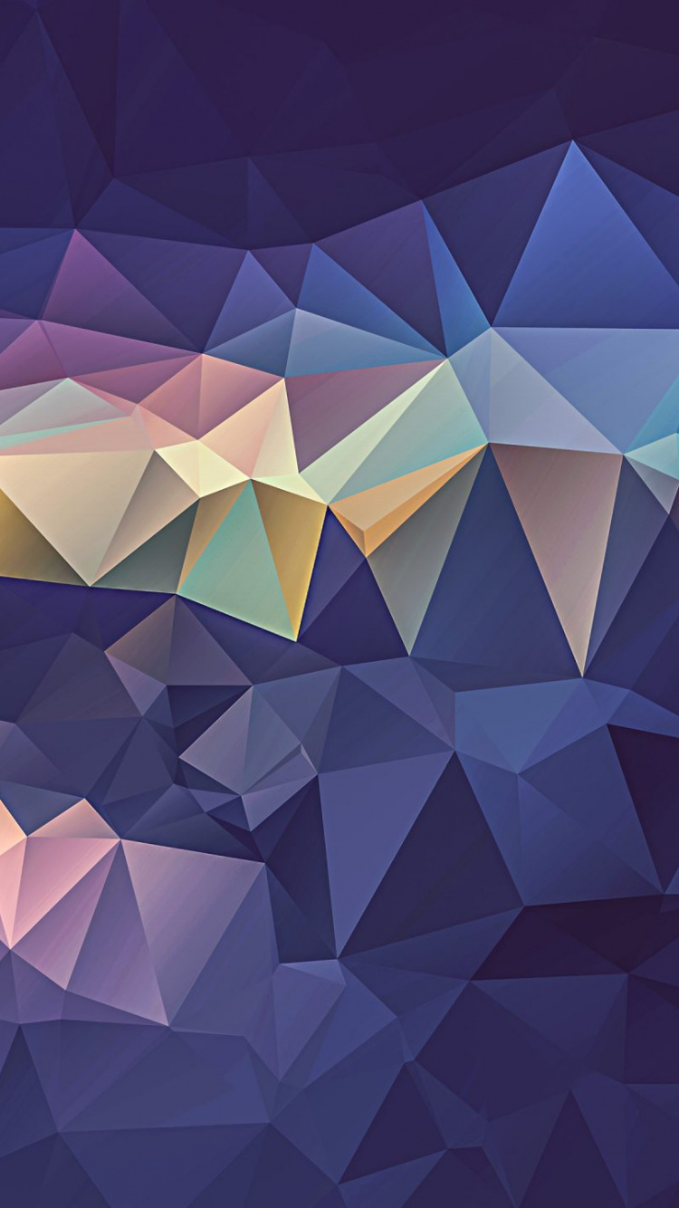 Обои треугольник, пурпур, узор, графика, пространство в разрешении 750x1334