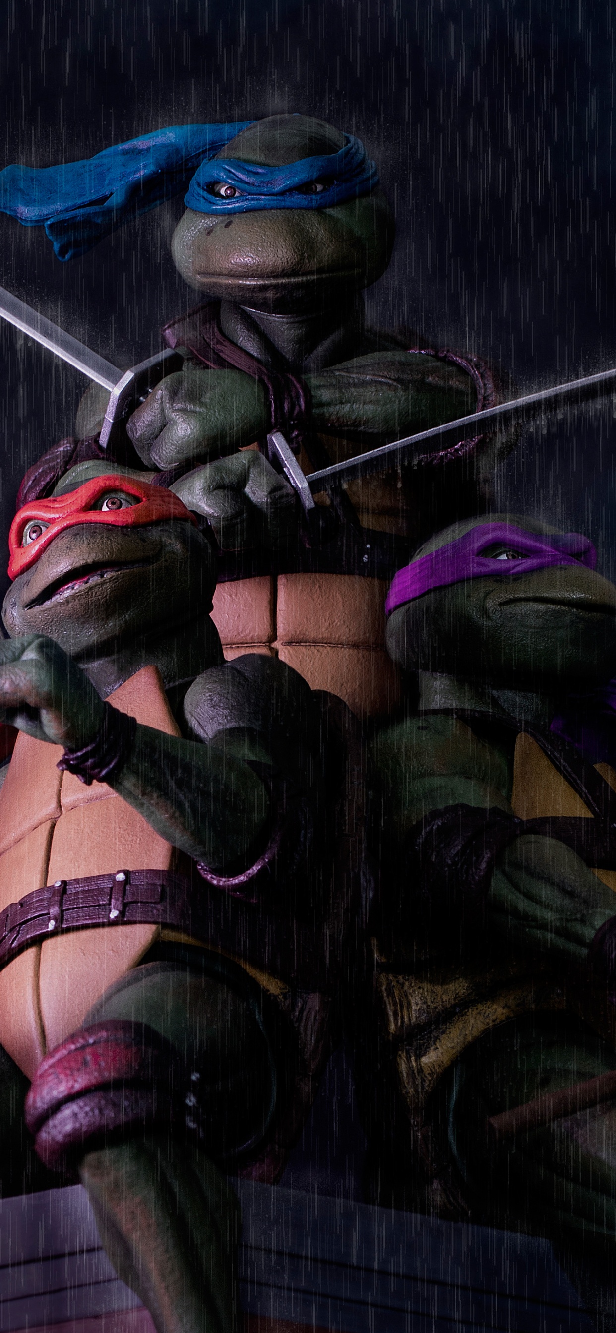 Обои видеоигра, стратегии видео игры, женщина воин, черепаха, Донателло в разрешении 1242x2688