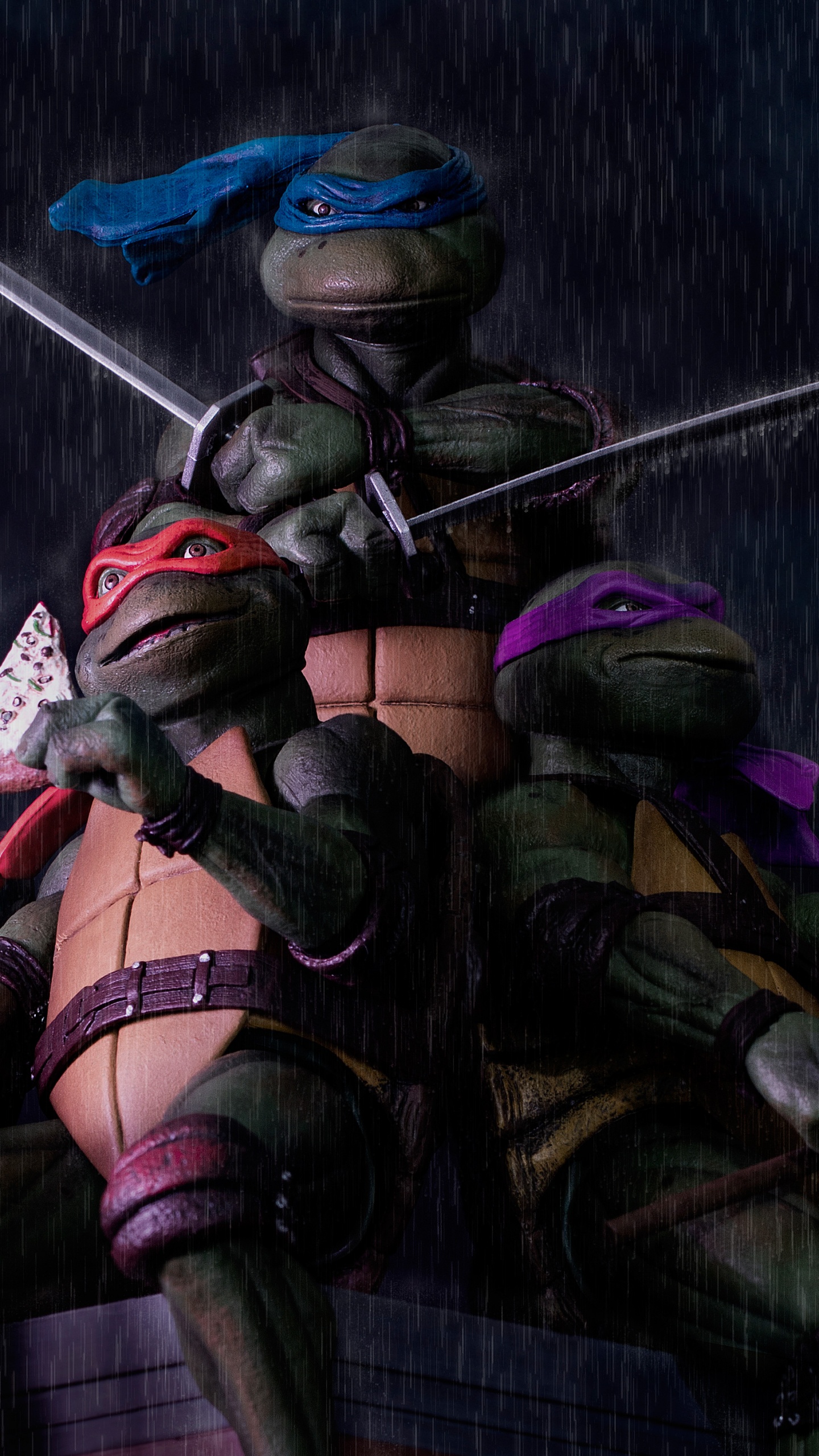 Обои видеоигра, стратегии видео игры, женщина воин, черепаха, Донателло в разрешении 1440x2560