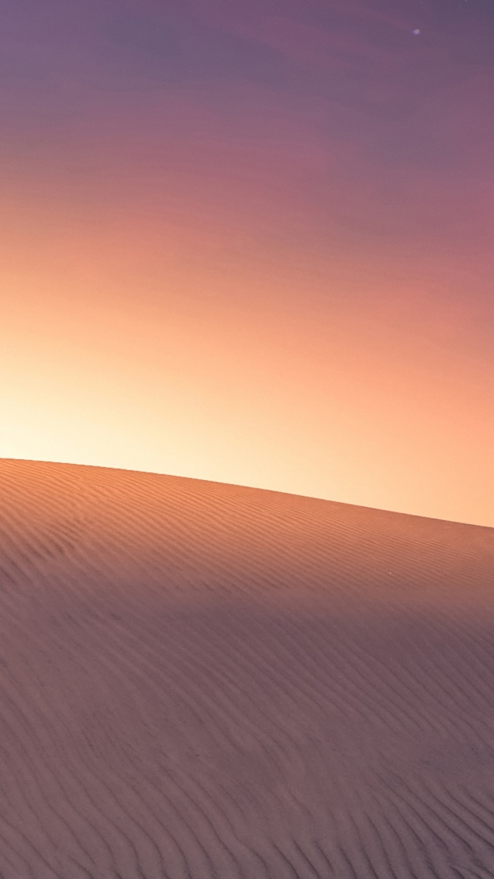 Обои пустыня, окружающая среда, песок, горизонт, облако в разрешении 720x1280