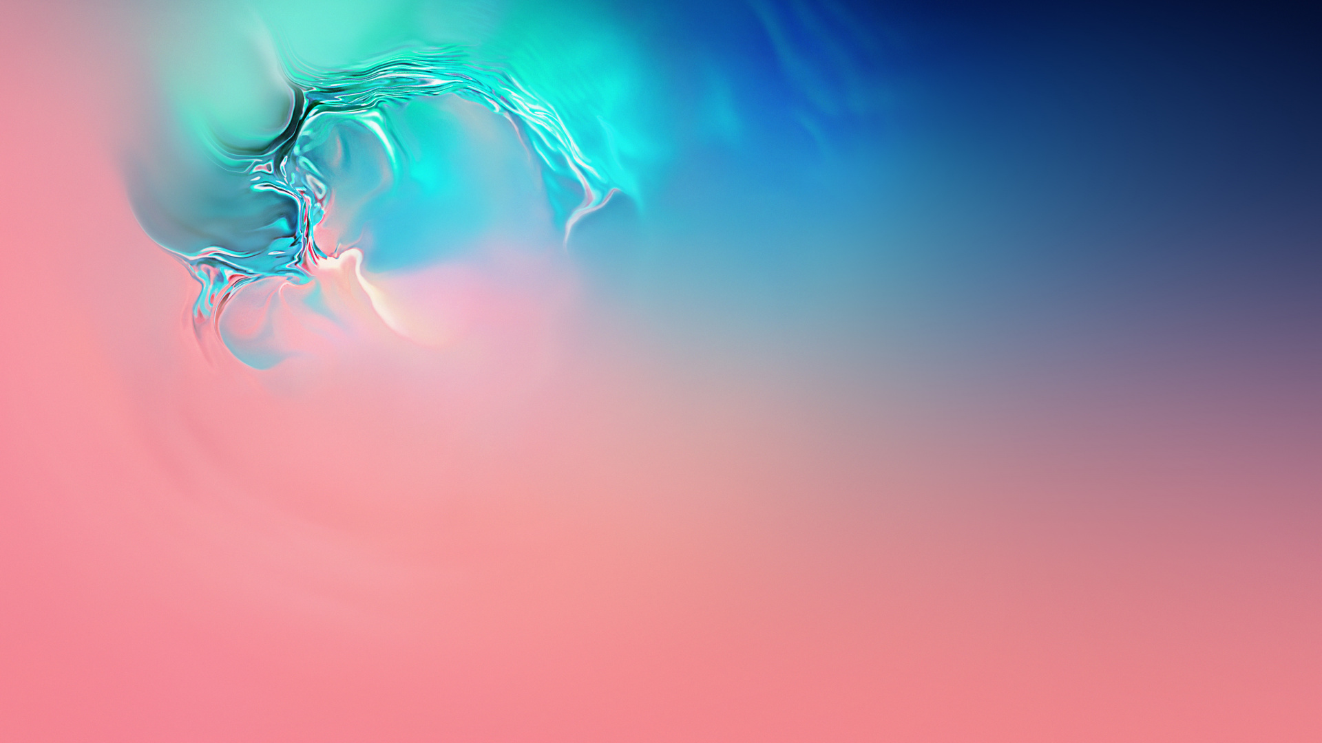 Обои смартфон, синий, розовый, вода, графика в разрешении 1920x1080