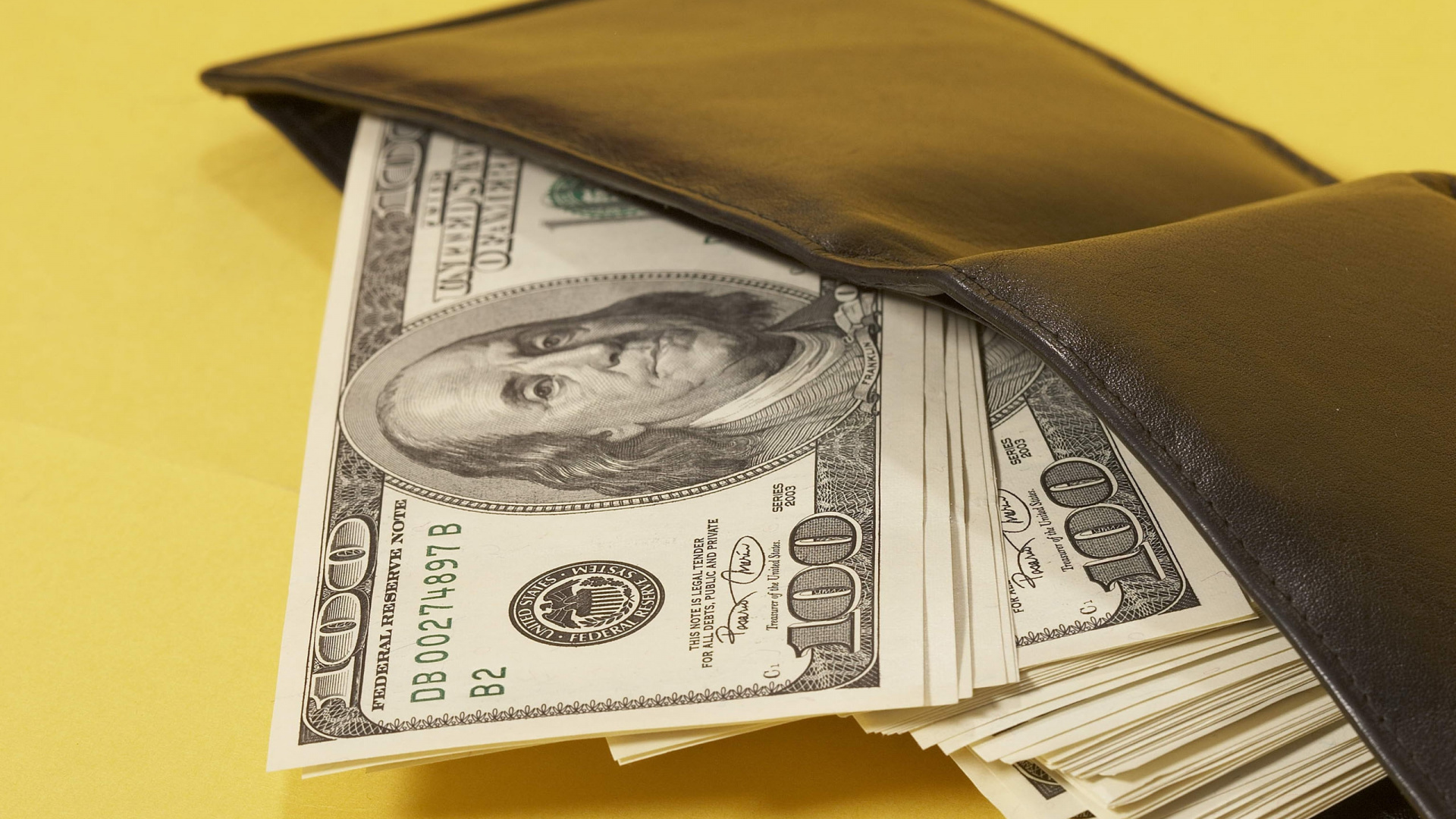 Обои банкнота, деньги, Валюта, Доллар США, доллар в разрешении 1920x1080