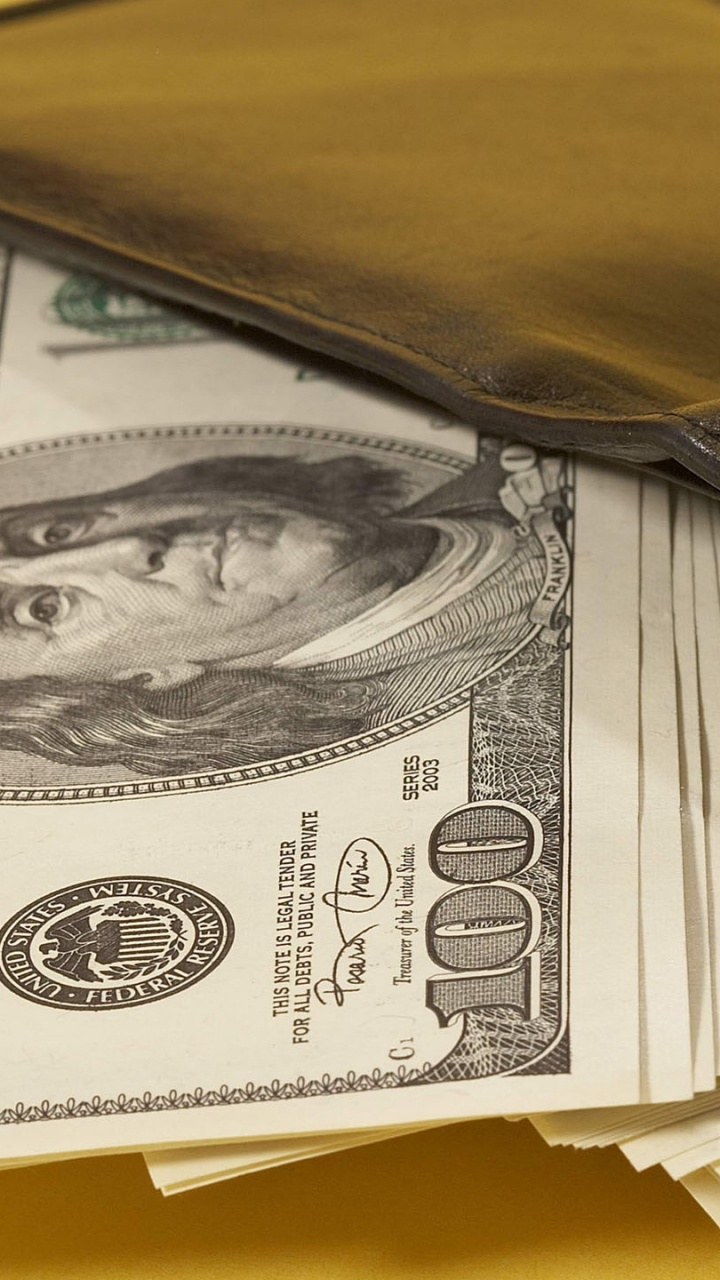 Обои банкнота, деньги, Валюта, Доллар США, доллар в разрешении 720x1280