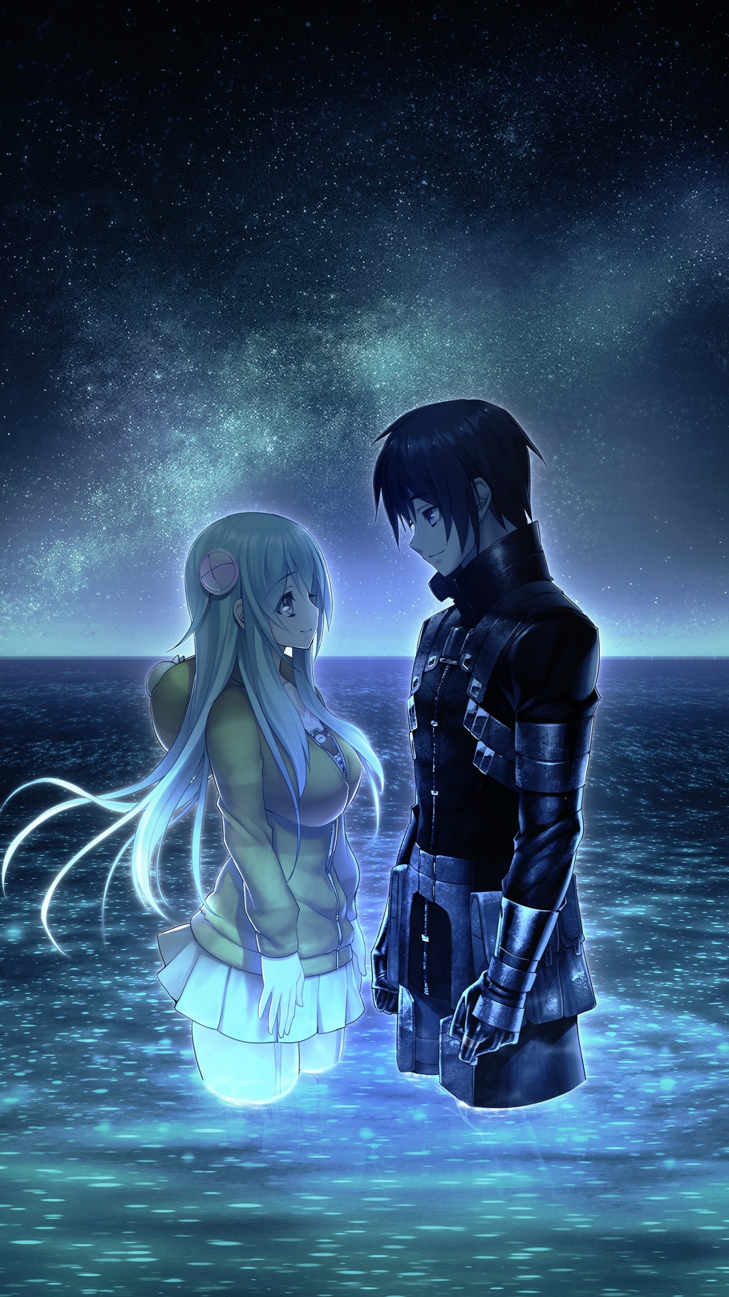 Обои Токио некро Илья, Токио Некро, визуальный роман, вода, атмосфера в разрешении 1440x2560