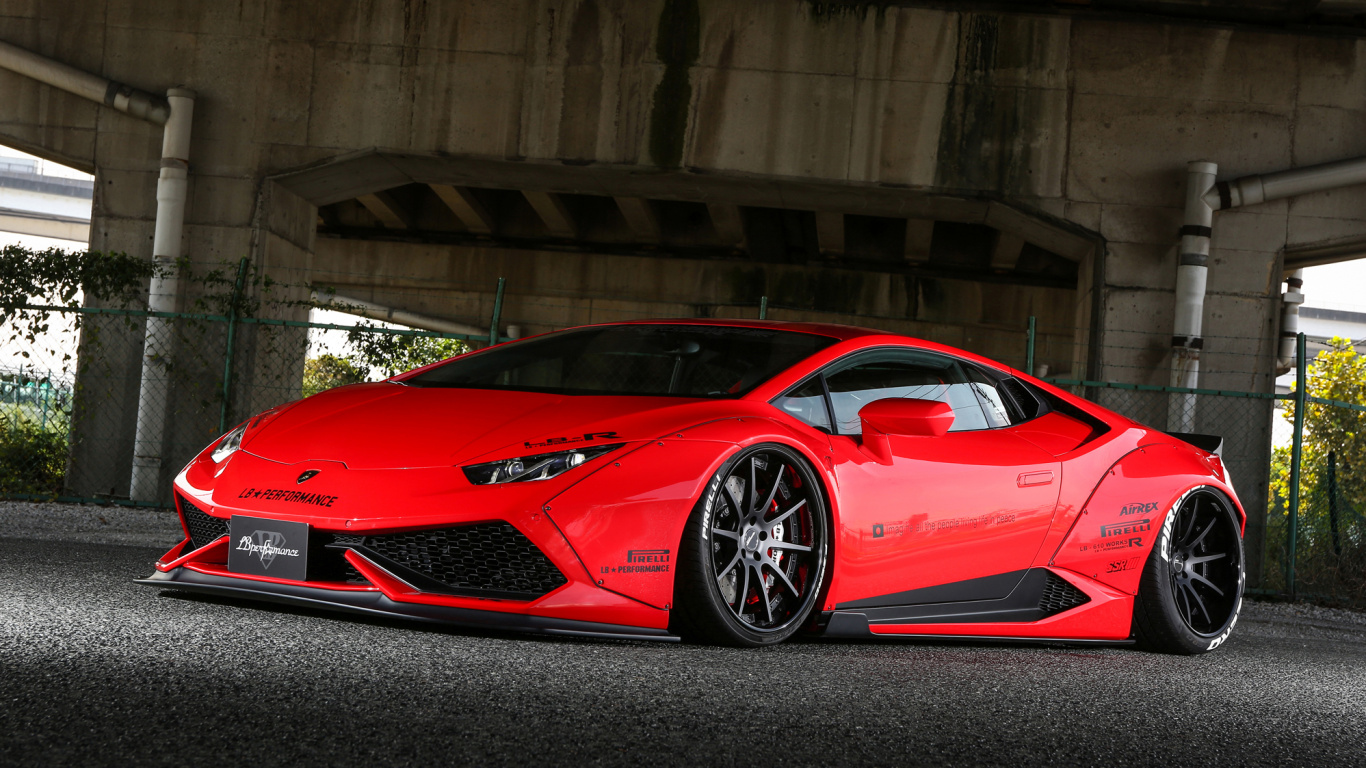 Обои авто, Ламборгини авентадор, Ламборджини, Lamborghini Murcilago, набор тела в разрешении 1366x768