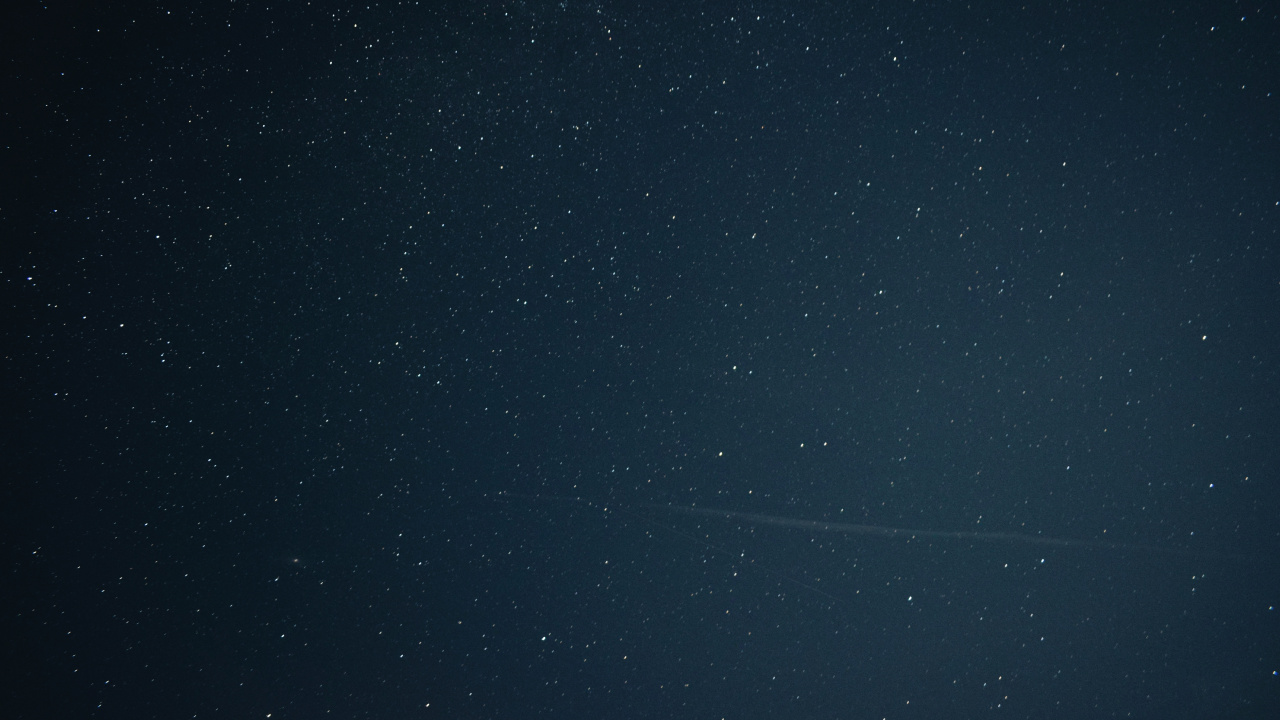 Обои звезда, синий, черный, атмосфера, ночь в разрешении 1280x720