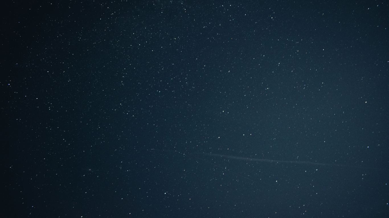 Обои звезда, синий, черный, атмосфера, ночь в разрешении 1366x768