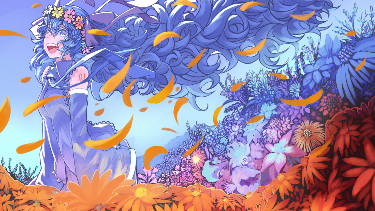 Обои Хацунэ Мику, вокалоид, девушка в разрешении 1280x720