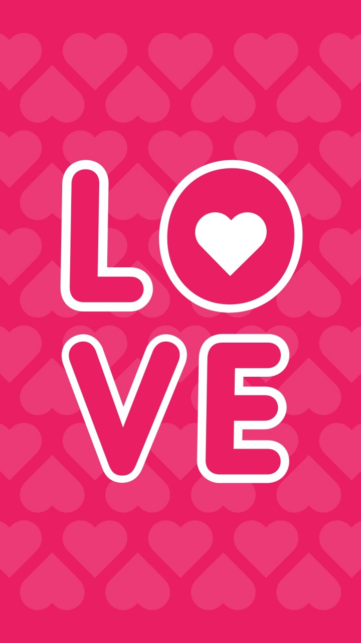 Обои любовь, иллюстрация, текст, дизайн, графика в разрешении 720x1280