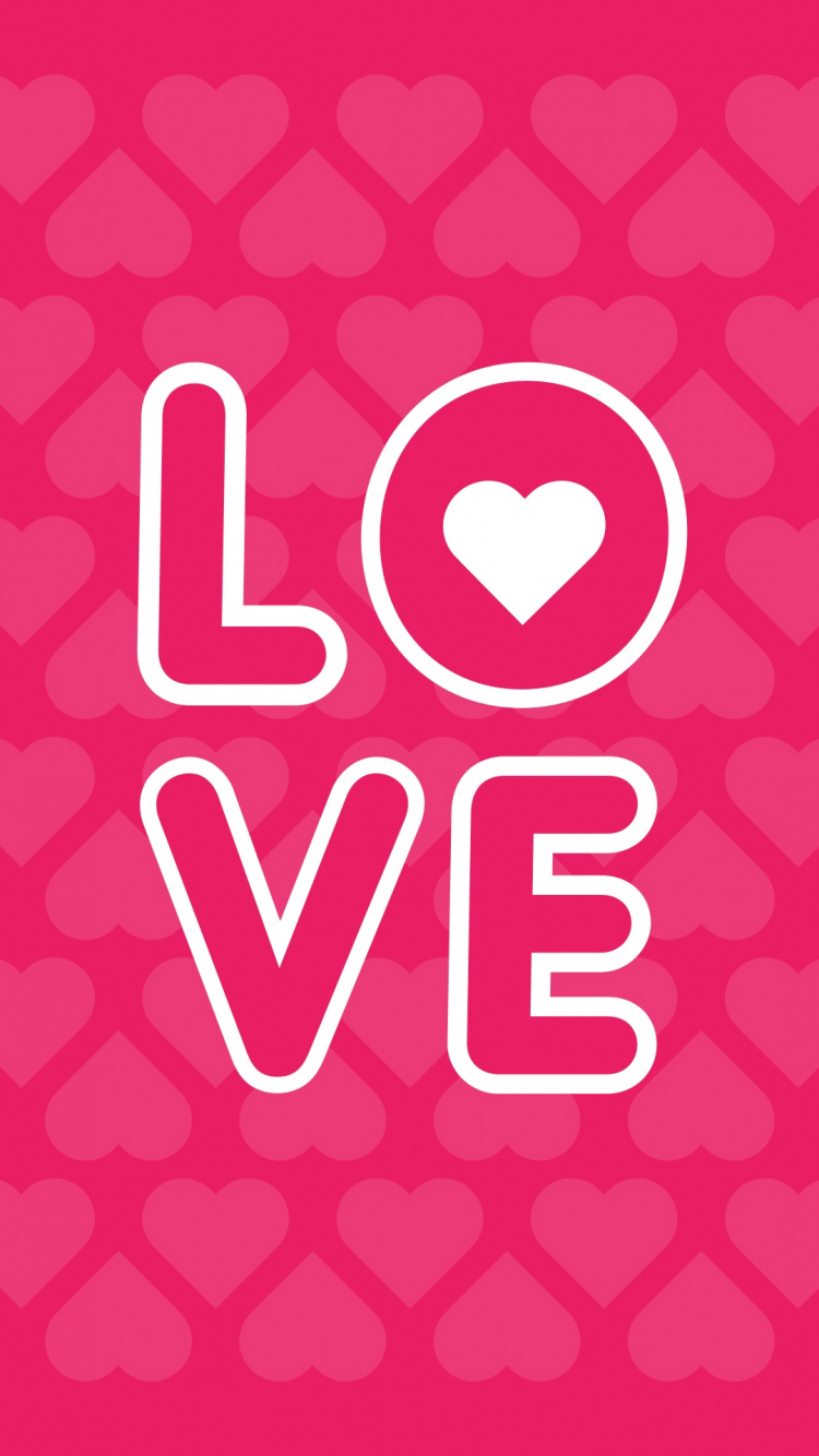Обои любовь, иллюстрация, текст, дизайн, графика в разрешении 750x1334