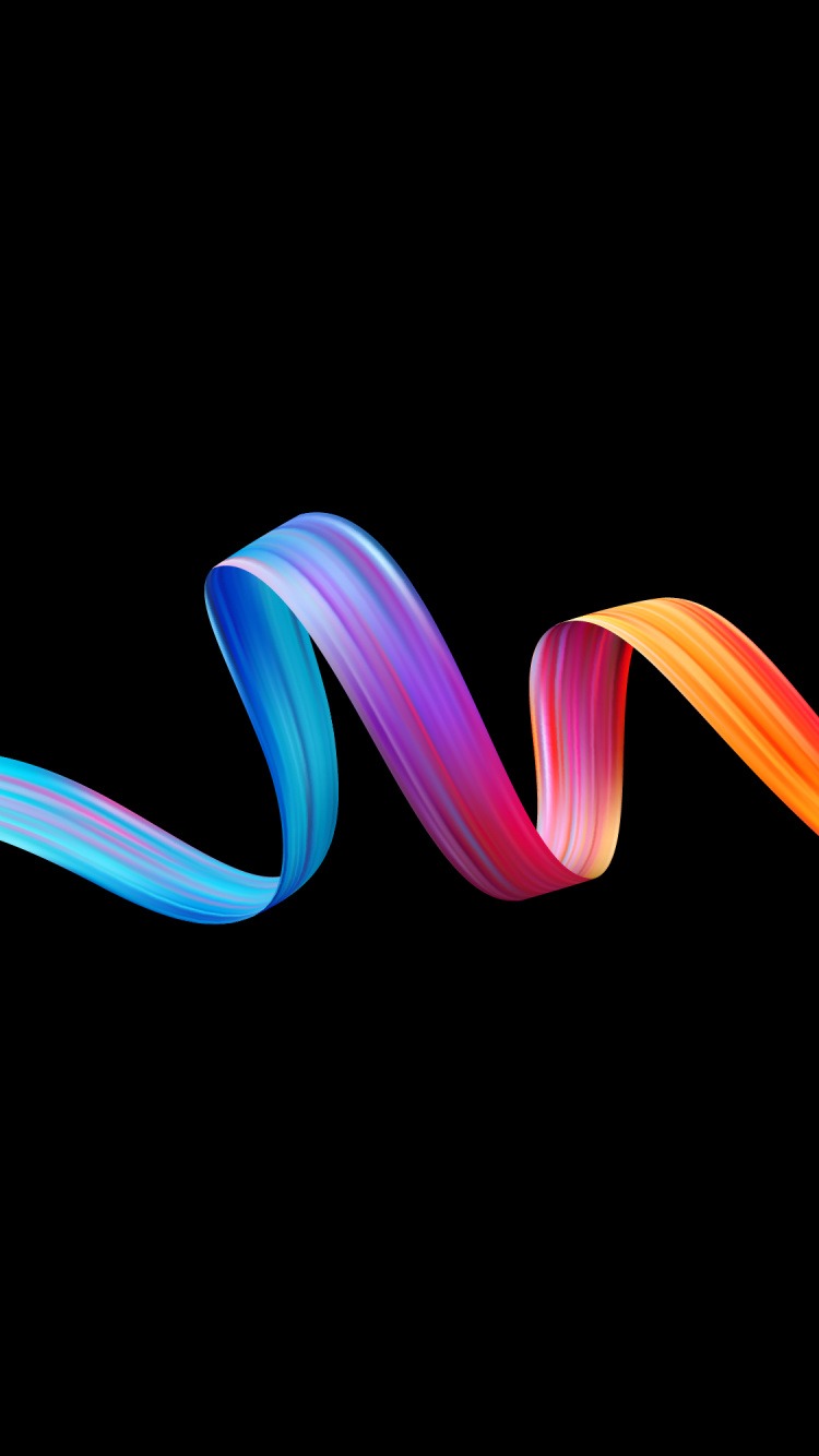 Обои арт, ios, лепесток, газ, пурпурный цвет в разрешении 750x1334