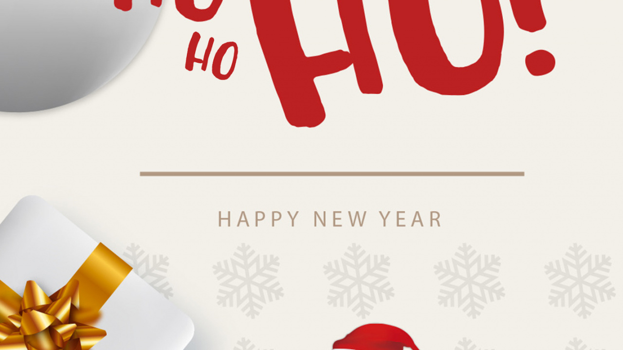 Обои Новый год, Рождество, Санта-Клаус, Рождественский день, текст в разрешении 1280x720