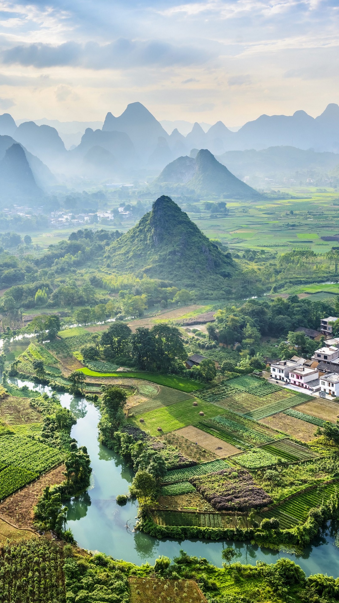 Обои горный рельеф, гора, природа, горная станция, ориентир в разрешении 1080x1920