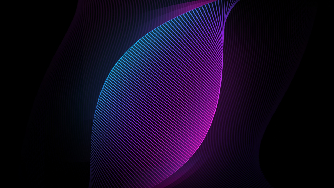 Обои пурпур, Фиолетовый, свет, пурпурный цвет, линия в разрешении 1280x720