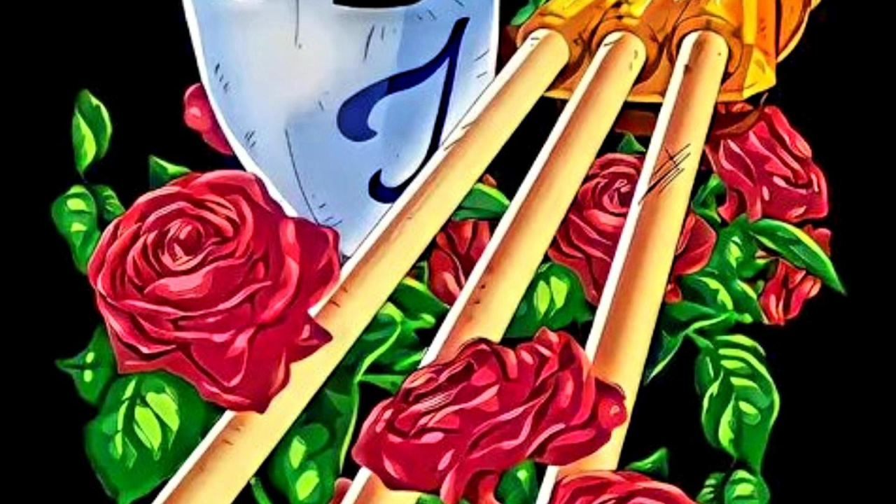 Обои цветочный дизайн, арт, дизайн, второй себринг, Металкор в разрешении 1280x720