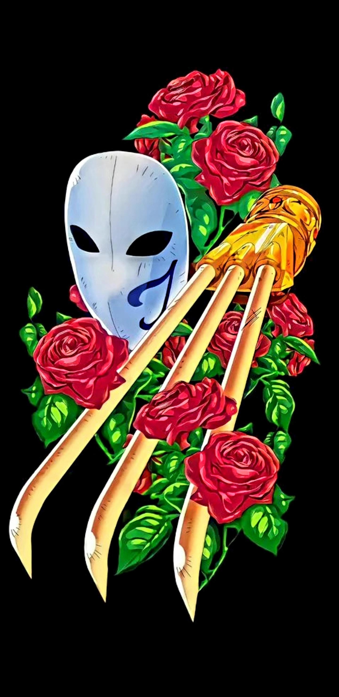 Обои цветочный дизайн, арт, дизайн, второй себринг, Металкор в разрешении 1440x2960