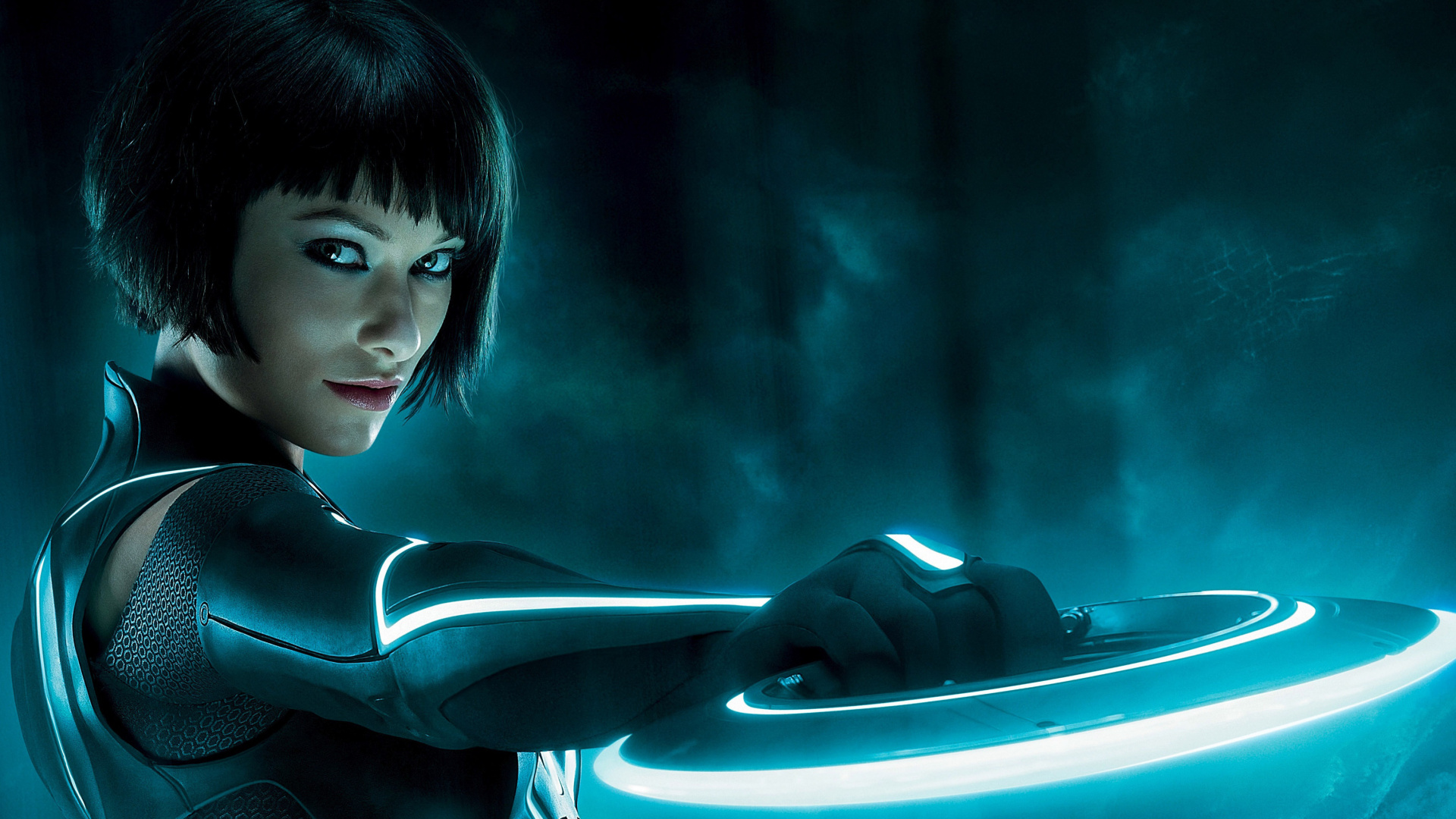 Обои трон наследие, Кворра, tron, синий, космос в разрешении 1920x1080