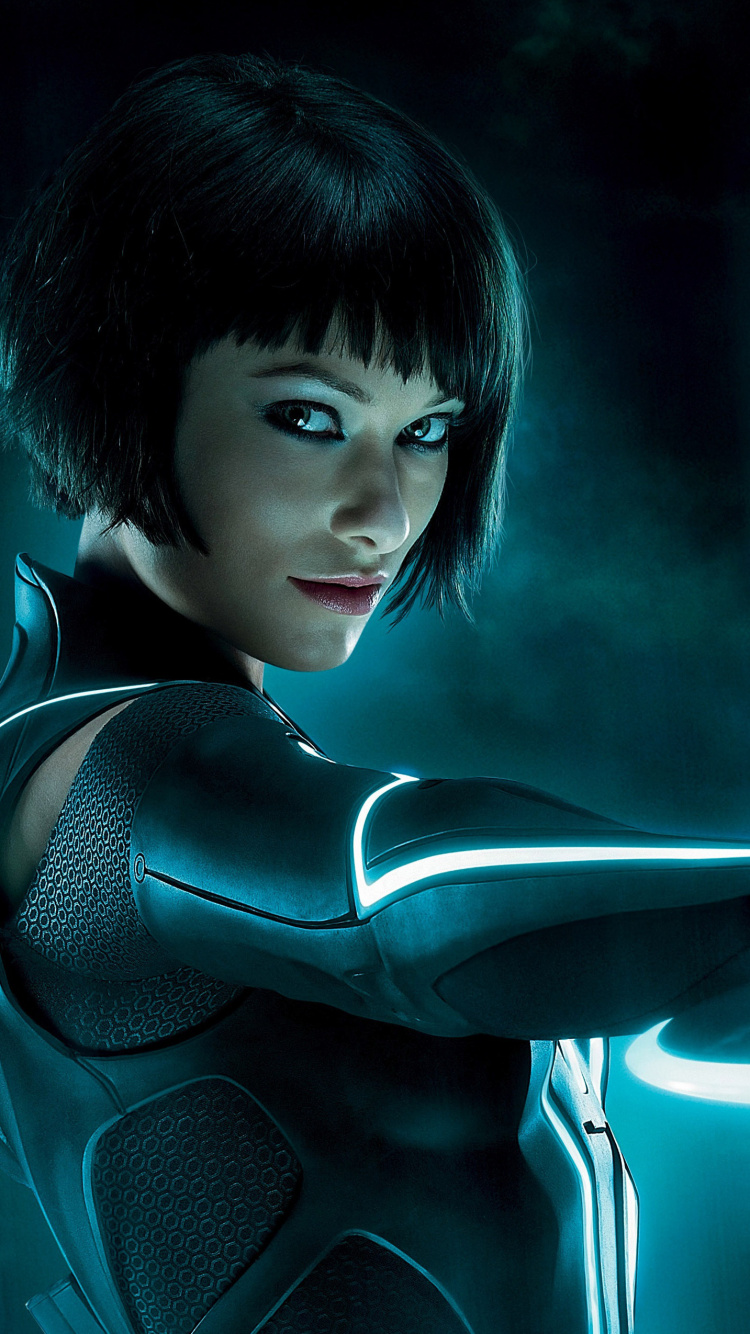 Обои трон наследие, Кворра, tron, синий, космос в разрешении 750x1334