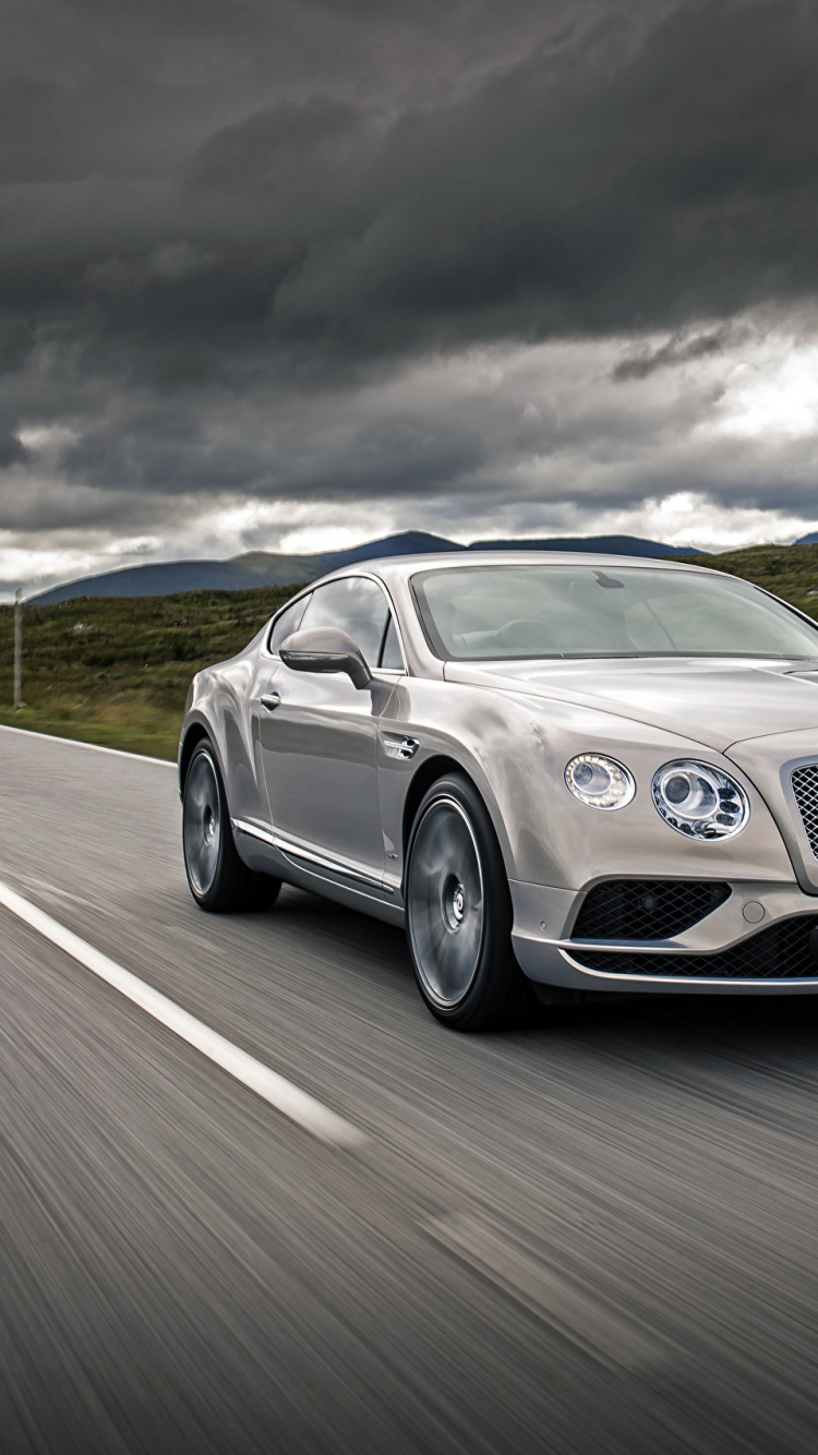 Обои bentley continental gt, Бентли Моторс Лимитед, Бентли, авто, 2016 Bentley континентальный GT W12 с двумя турбонагнетателями в разрешении 750x1334