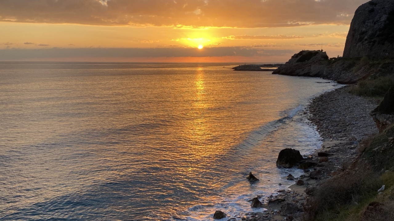 Обои побережье, облако, вода, гидроресурсы, атмосфера в разрешении 1280x720