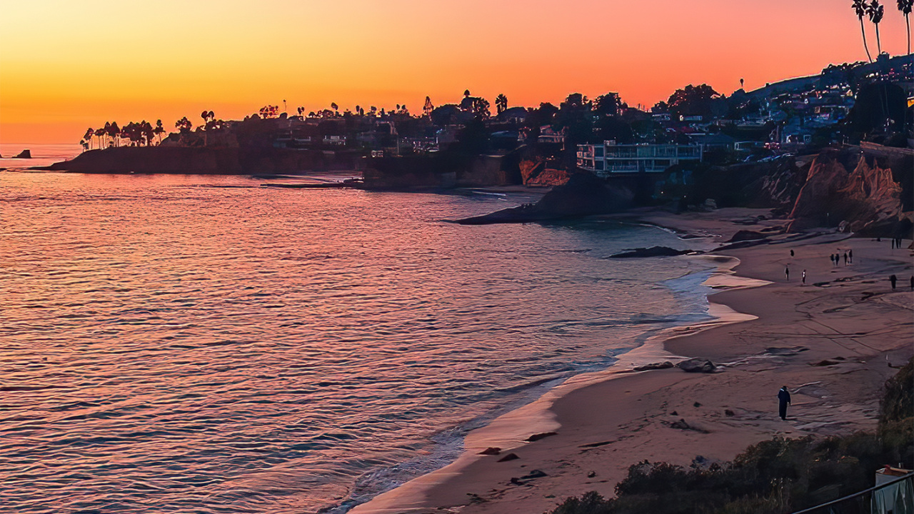 Обои послесвечение, вода, облако, атмосфера, сумрак в разрешении 1280x720