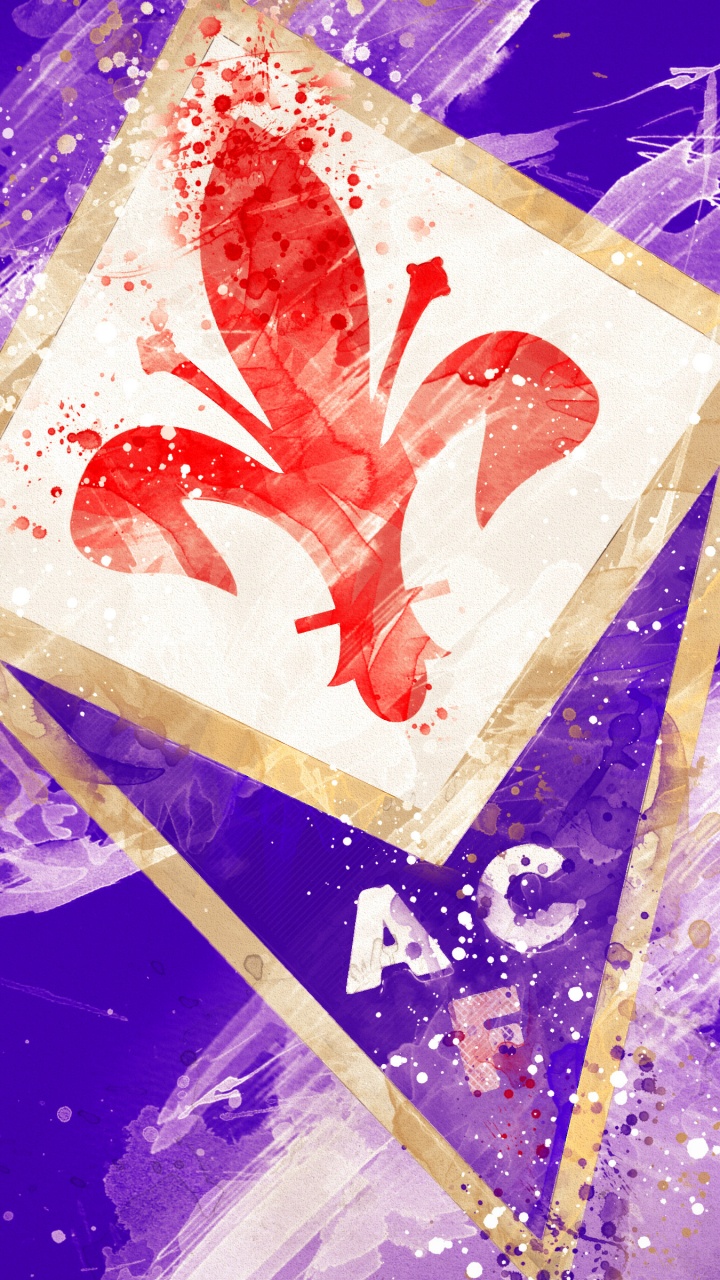 Обои Фиорентина, графический дизайн, иллюстрация, графика, треугольник в разрешении 720x1280