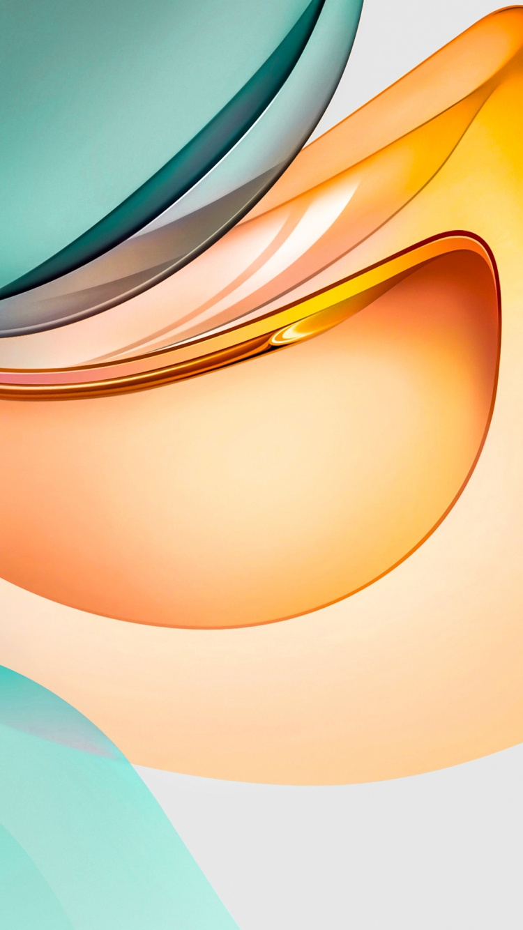 Обои Оранжевый цвет, Янтарь, линия, материальное свойство, арт в разрешении 750x1334