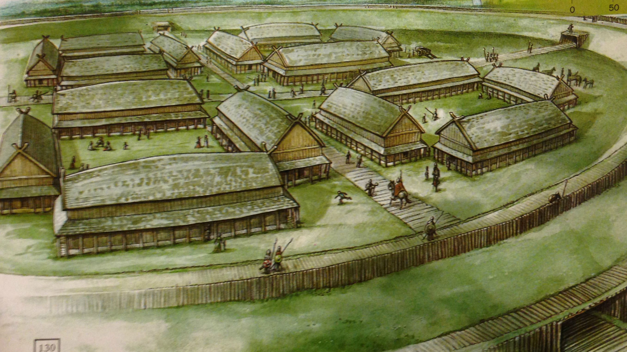 Обои Викинг кольцо крепости, компания Trelleborg, викинги, фортификация, варяг в разрешении 2560x1440