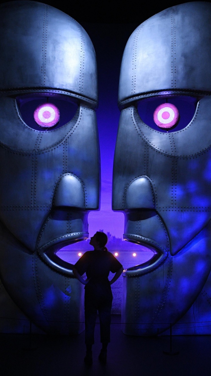 Обои Pink Floyd, Отдел Белл, пурпур, темнота, симметрия в разрешении 720x1280