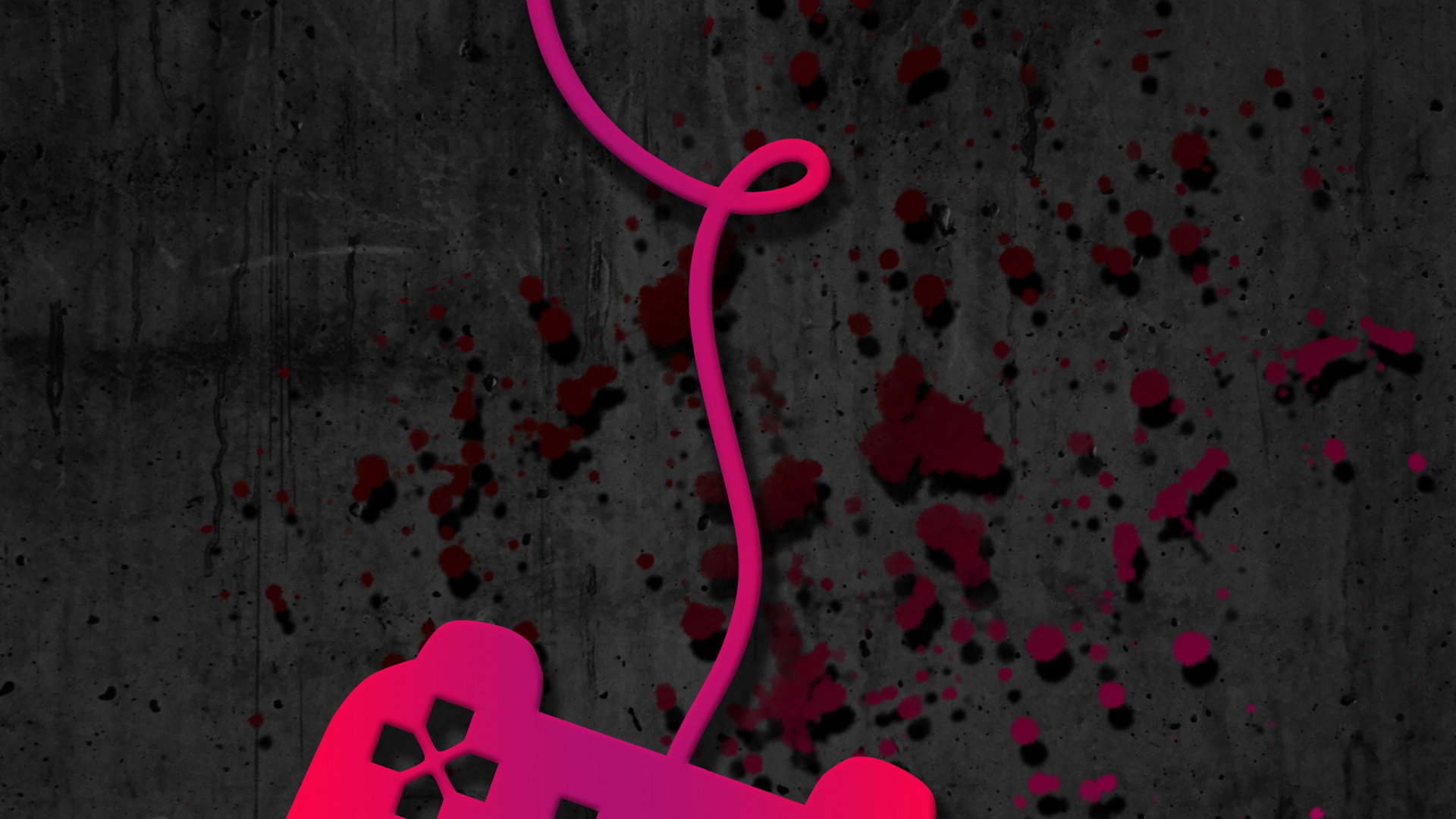 Обои сердце, графический дизайн, розовый, дорожное покрытие, арт в разрешении 1920x1080