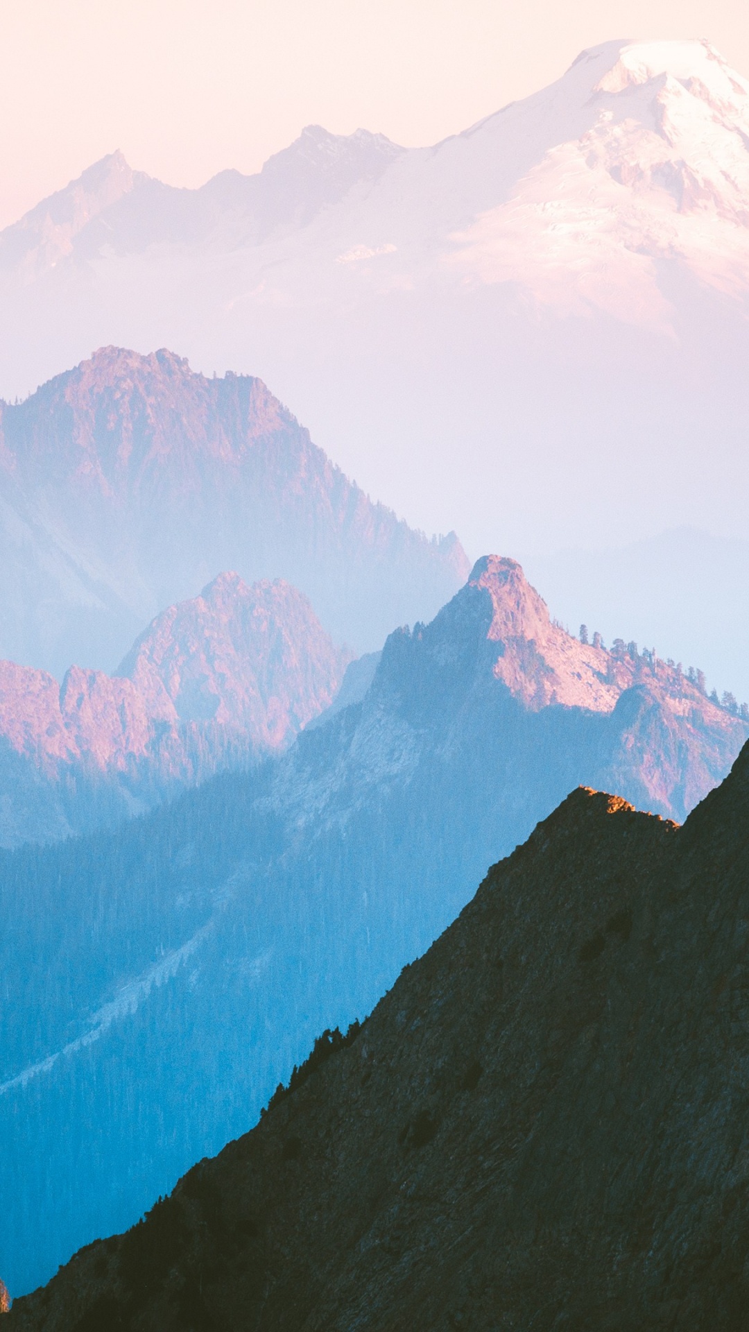 Обои природа, горный рельеф, горный хребет, нагорье, хребет в разрешении 1080x1920